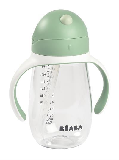300 Ml Şeffaf Pipetli Suluk Sage Green