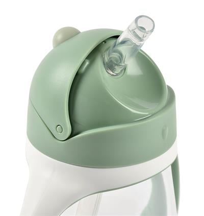 300 Ml Şeffaf Pipetli Suluk Sage Green