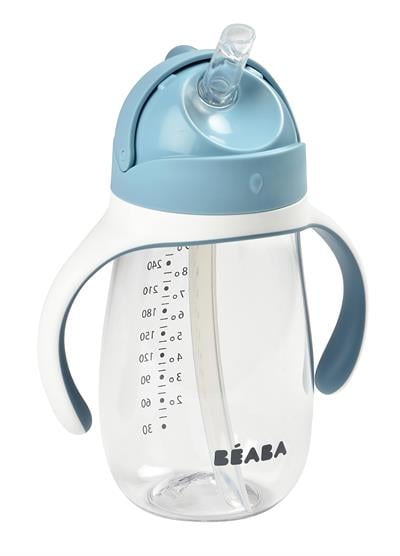 300 Ml Şeffaf Pipetli Suluk Windy Blue