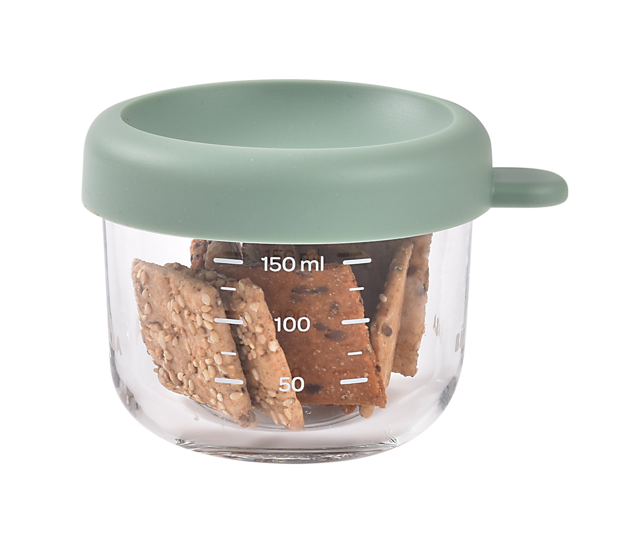 Beaba Bebek Cam Mama Kavanozu 150 Ml, Sage Green