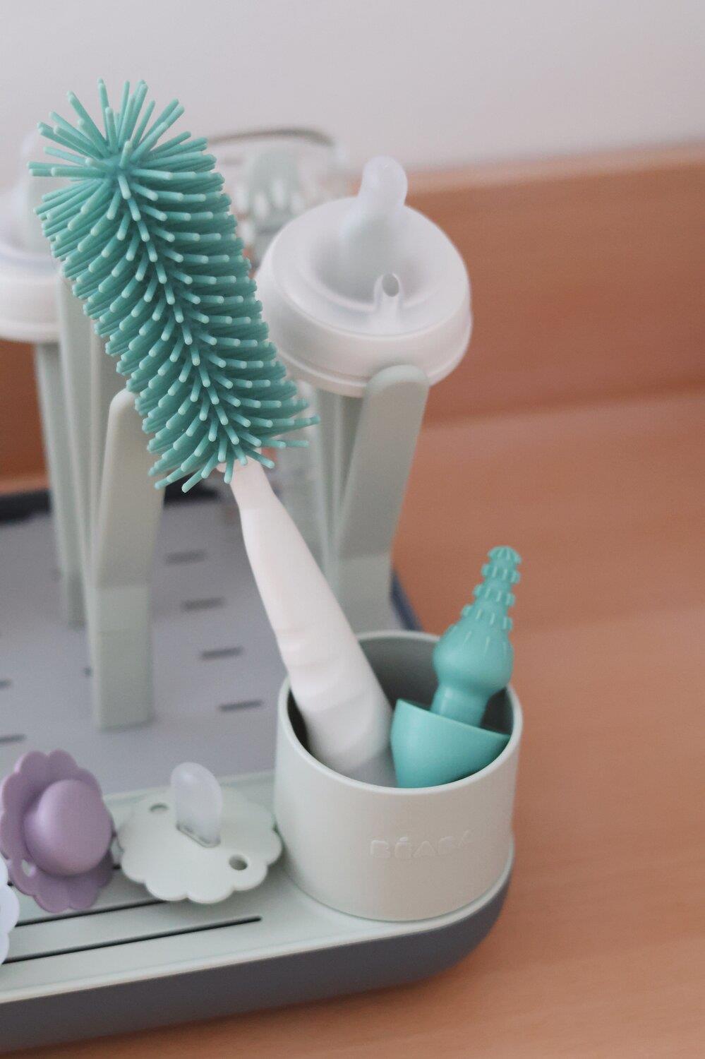 Beaba Biberon Temizleme Fırçası, Sage Green