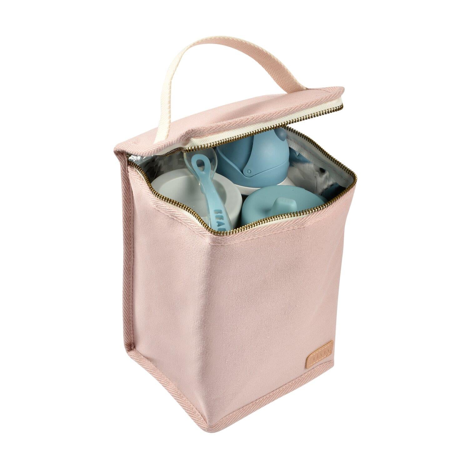 İZotermik Beslenme Çantası, Canvas Dusty Pink
