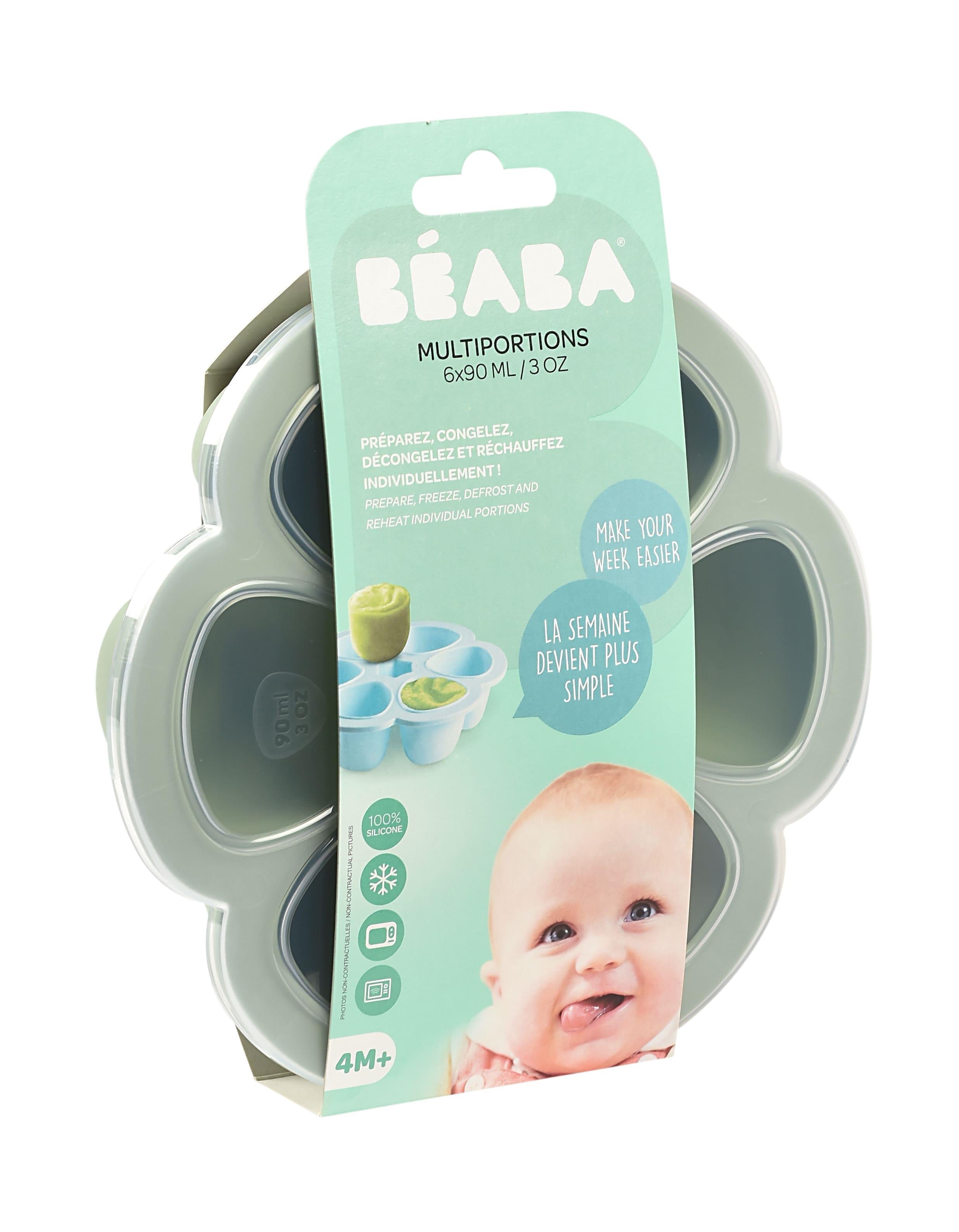 Silikon 6'Lı Sıcak & Soğuk Saklama Kabı Sage Green 6 X 90Ml