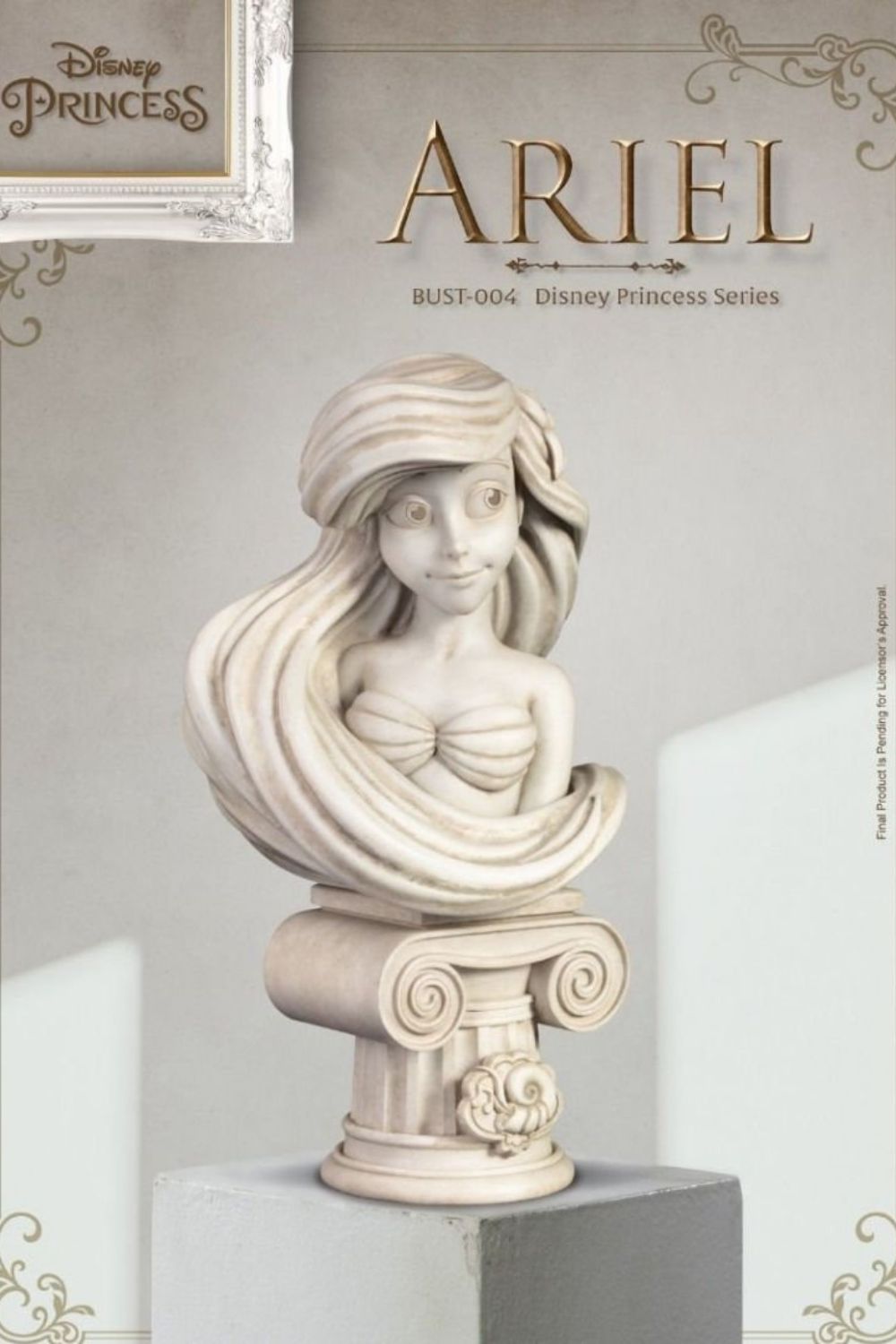 Beast Kingdom-Disney Princess Series Ariel Büst - Küçük Deniz Kızı-Büst-3-Milagron.com