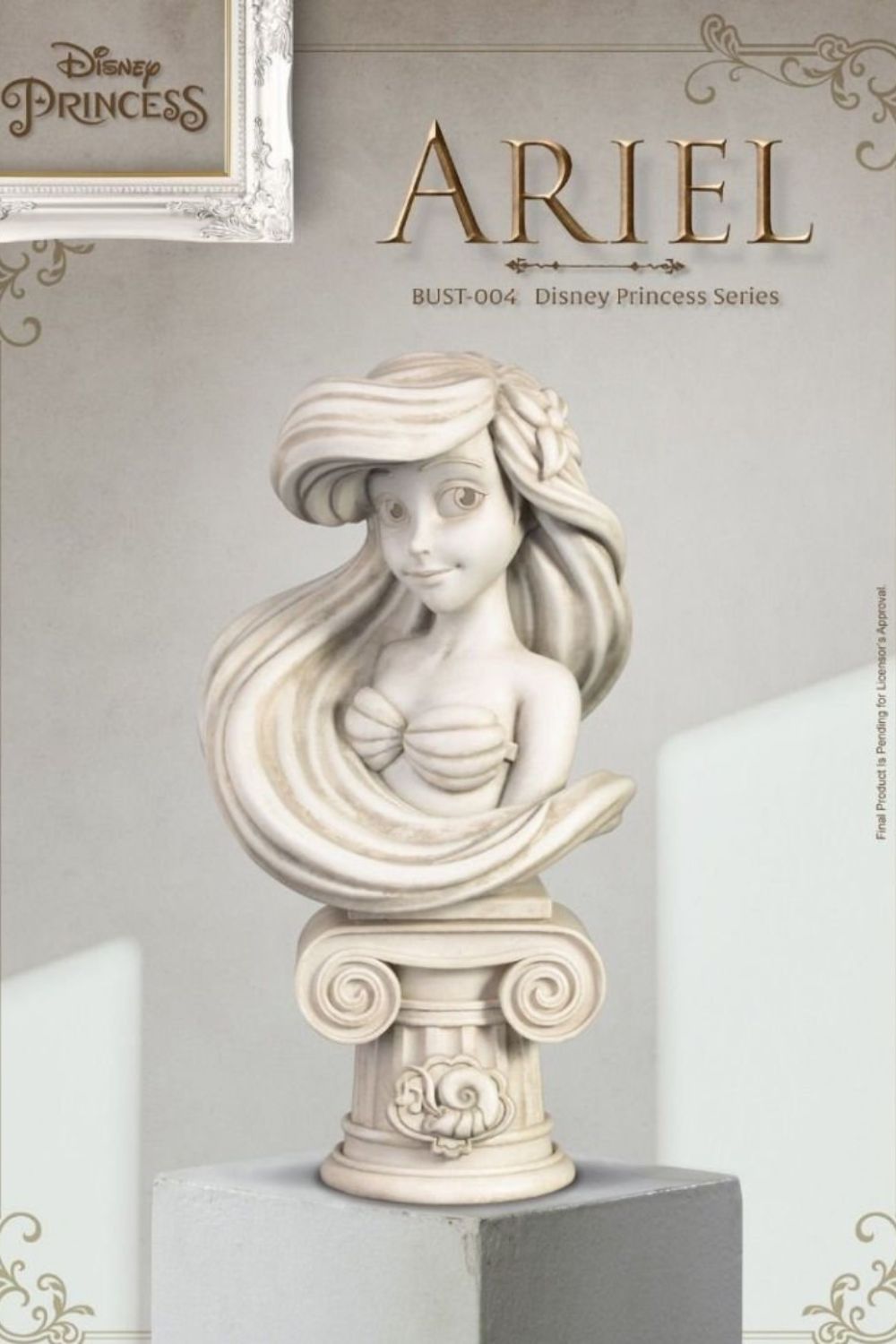 Beast Kingdom-Disney Princess Series Ariel Büst - Küçük Deniz Kızı-Büst-4-Milagron.com