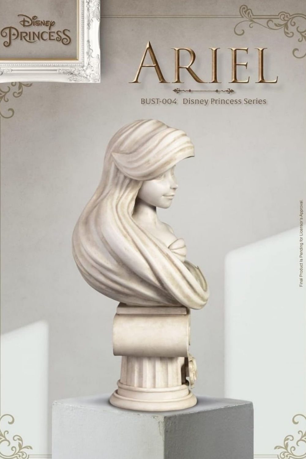 Beast Kingdom-Disney Princess Series Ariel Büst - Küçük Deniz Kızı-Büst-7-Milagron.com