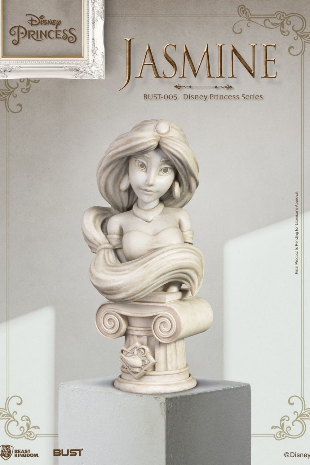Beast Kingdom-Disney Princess Series Jasmine Büst - Alaaddin-Heykel-2-Milagron.com