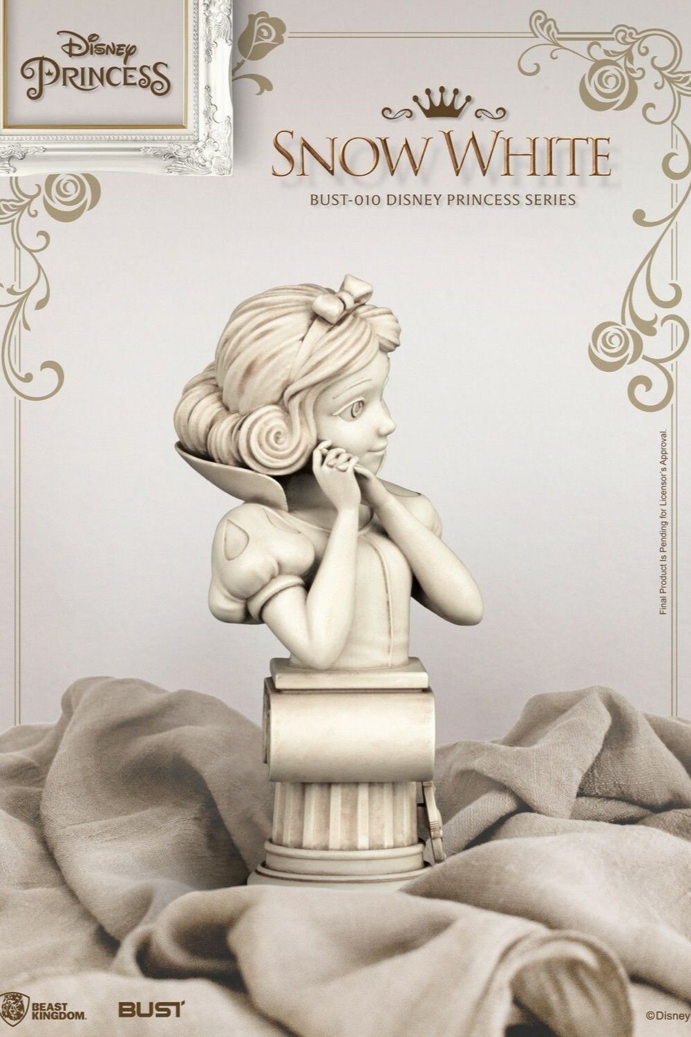 Beast Kingdom-Disney Princess Series Pamuk Prenses Büst - Pamuk Prenses ve Yedi Cüceler-Heykel-3-Milagron.com