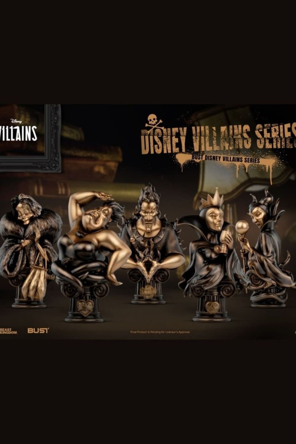Beast Kingdom-Disney Villains Series Maleficent Büst - Uyuyan Güzel-Büst-5-Milagron.com