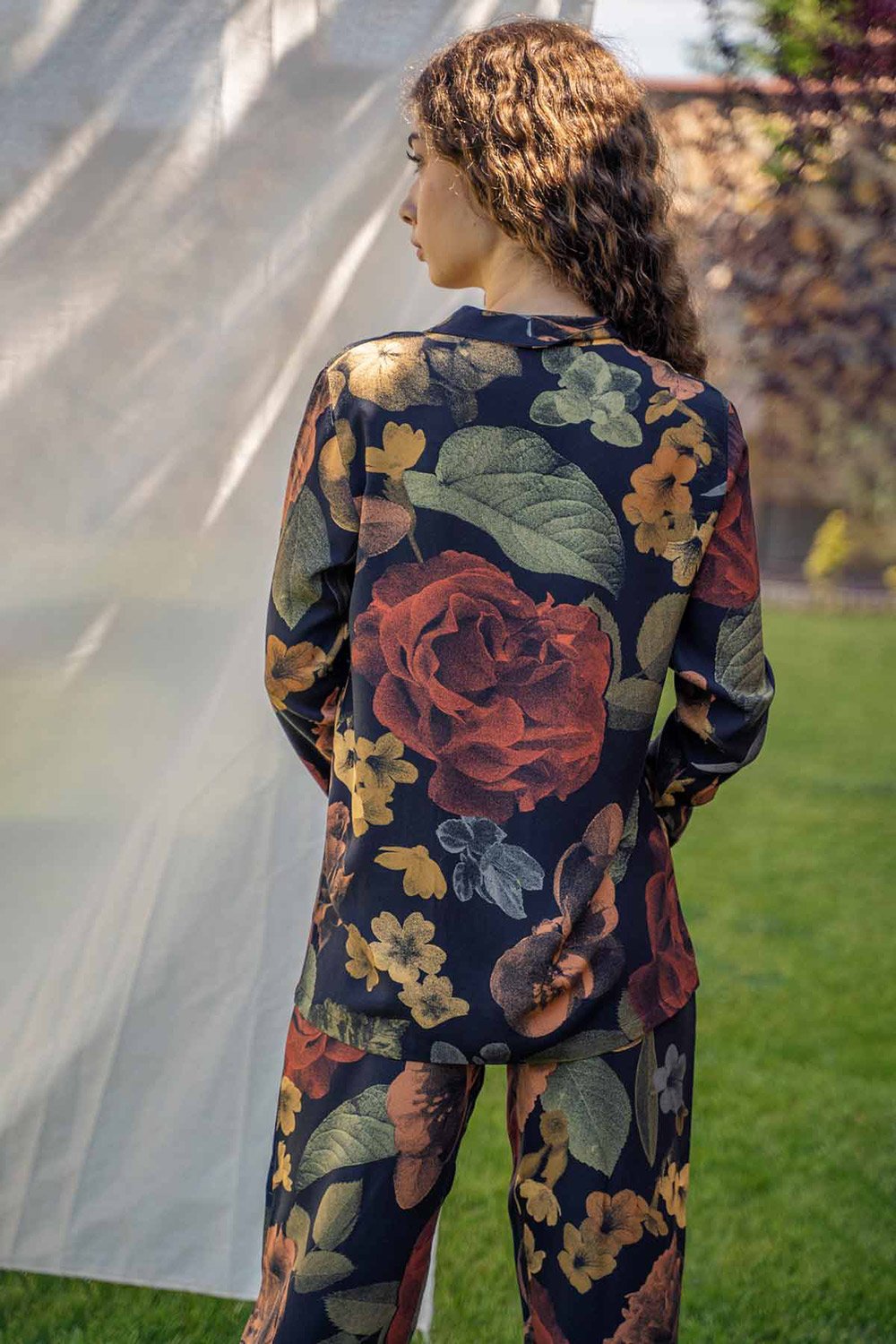 Bed and Beyond-Uzun Pijama Takımı - Secret Garden-Pijama Takımı-2-Milagron.com