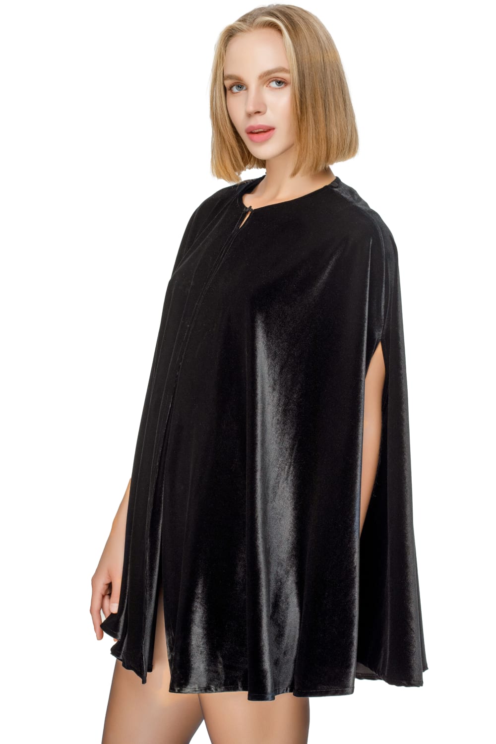 Belongs To Her-Scarlet Kadife Pelerin-Panço-4-Milagron.com