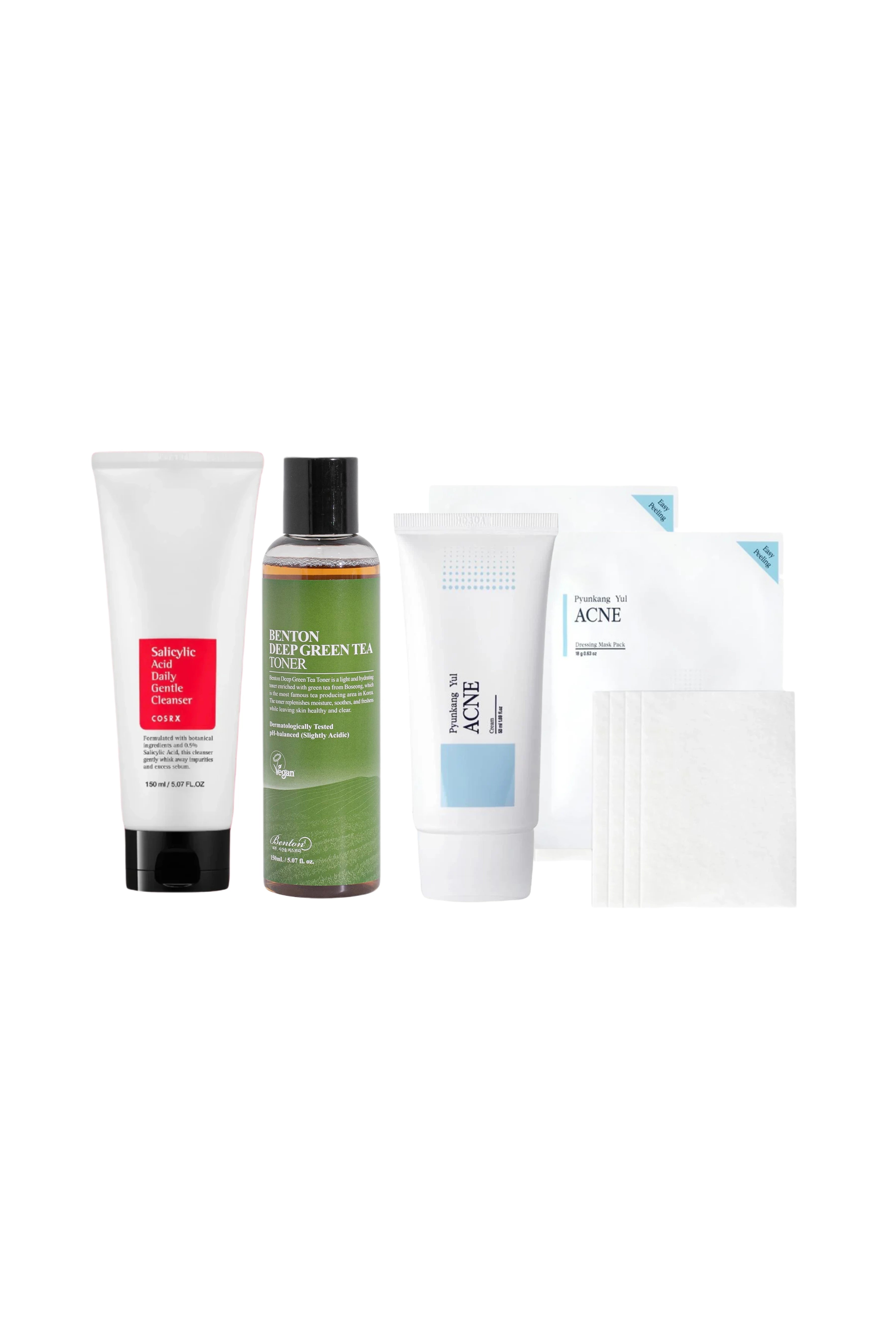 Benton-4 Adımlı Akne Ve Sivilce Karşıtı Set-Cilt Bakım Seti-1-Milagron.com