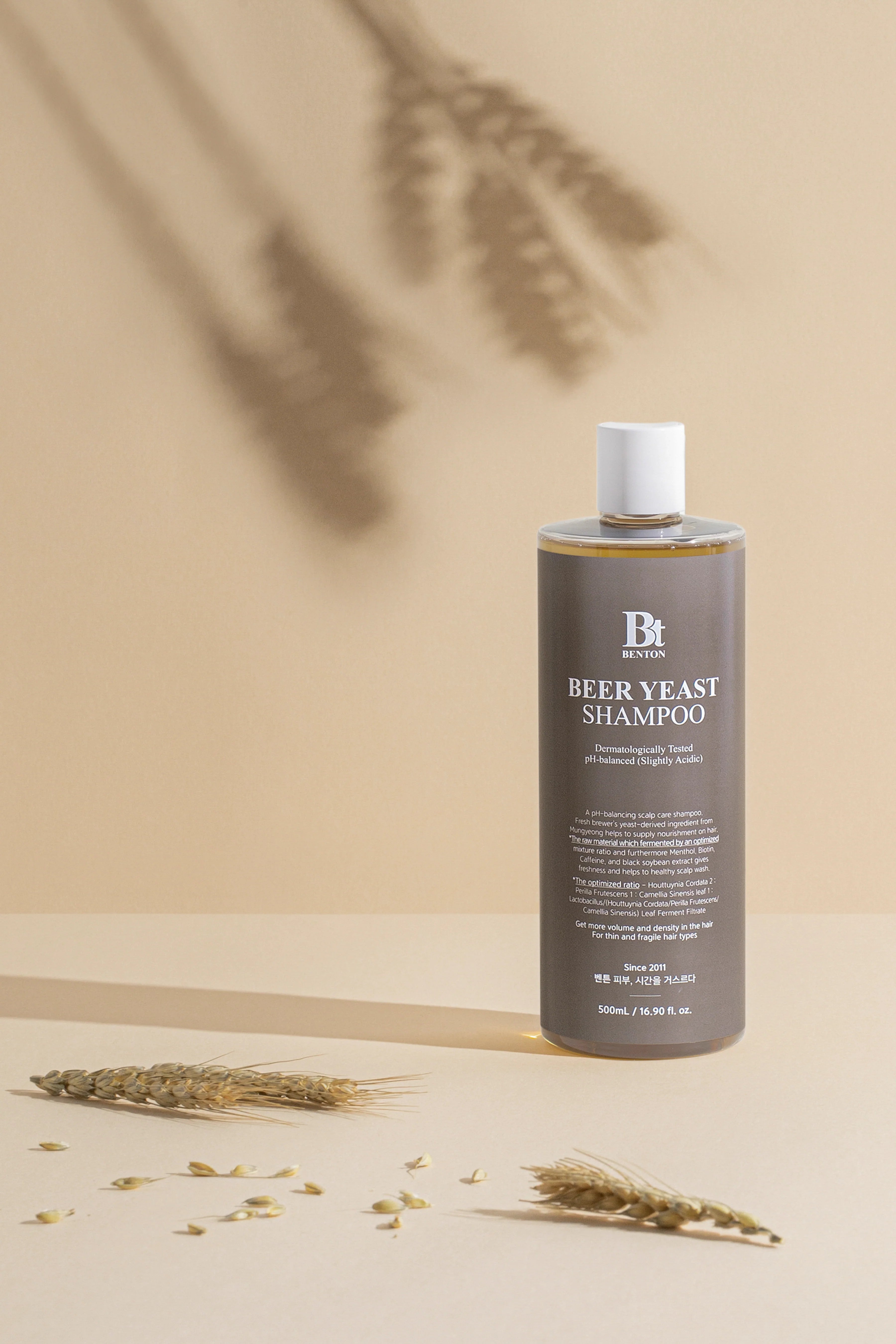 Benton-Benton Beer Yeast Shampoo 500ml Hacim Ve Işıltı Veren Maya şampuanı-Şampuan-3-Milagron.com