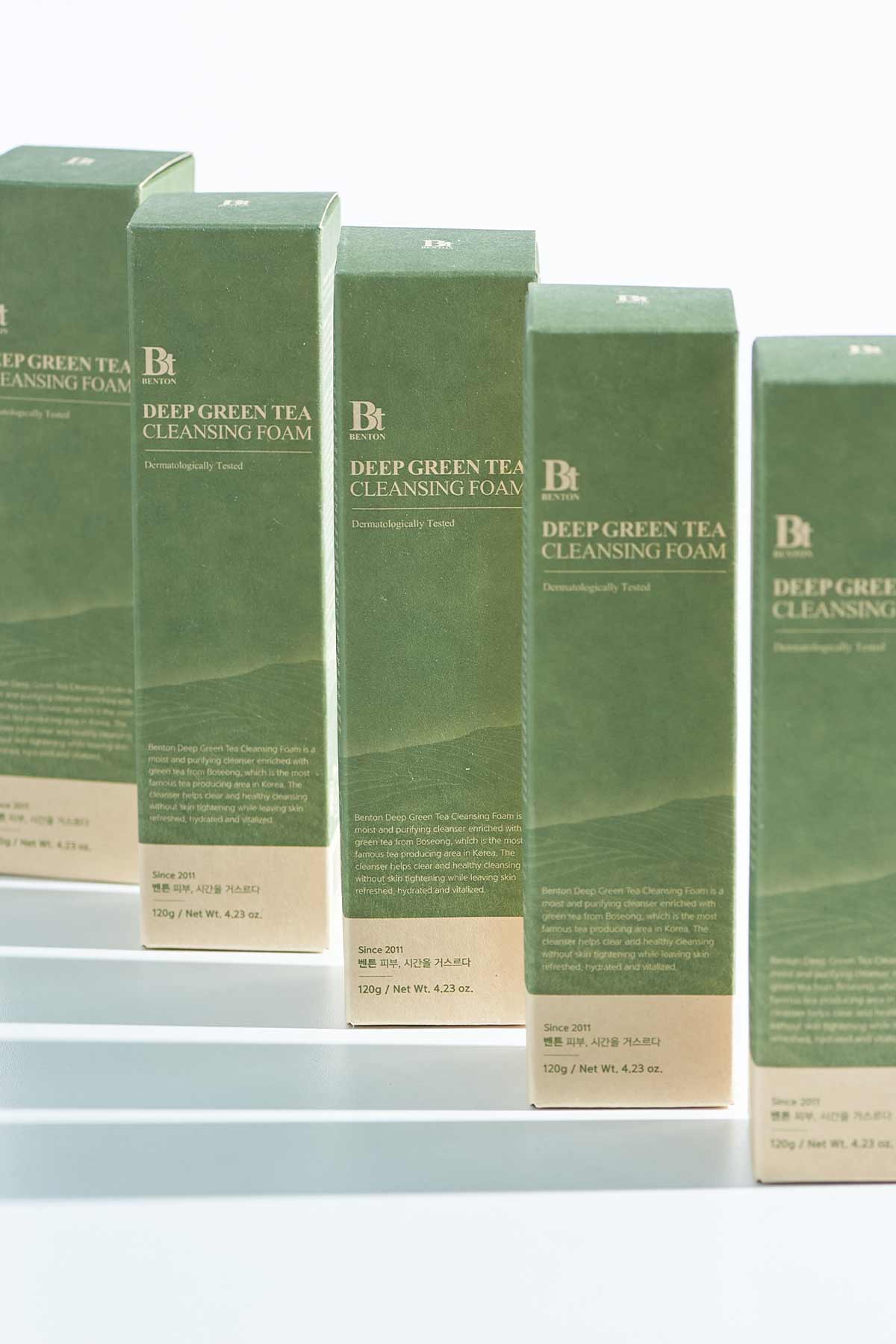 Benton-Benton Deep Green Tea Cleansing Foam 120g Yeşil Çay Temizleyici-Yüz Temizleme Köpüğü-5-Milagron.com