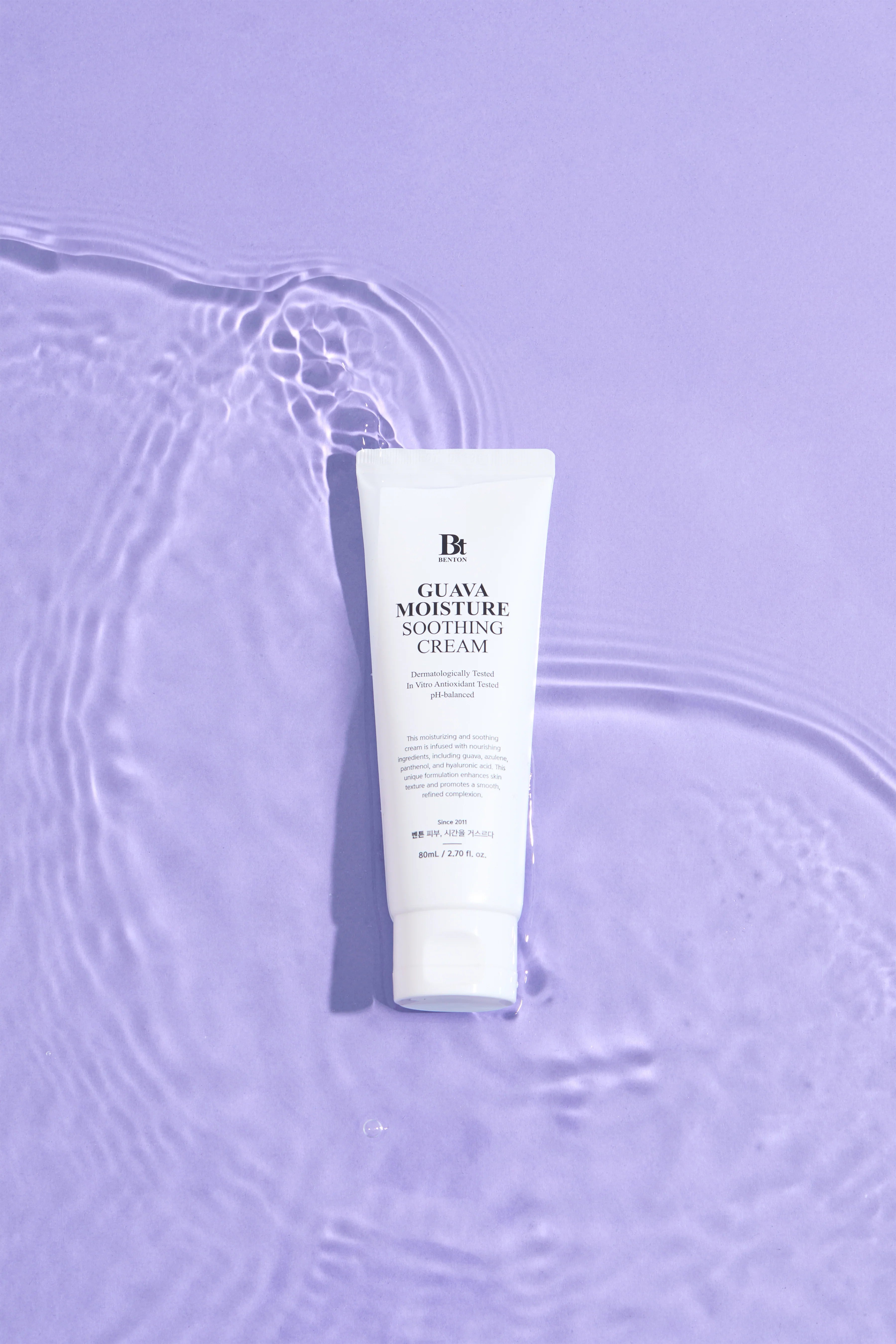 Benton-Benton Guava Moisture Soothing Cream 80ml Yatıştırıcı & Nemlendirici Vegan Krem-Yüz Kremi-3-Milagron.com