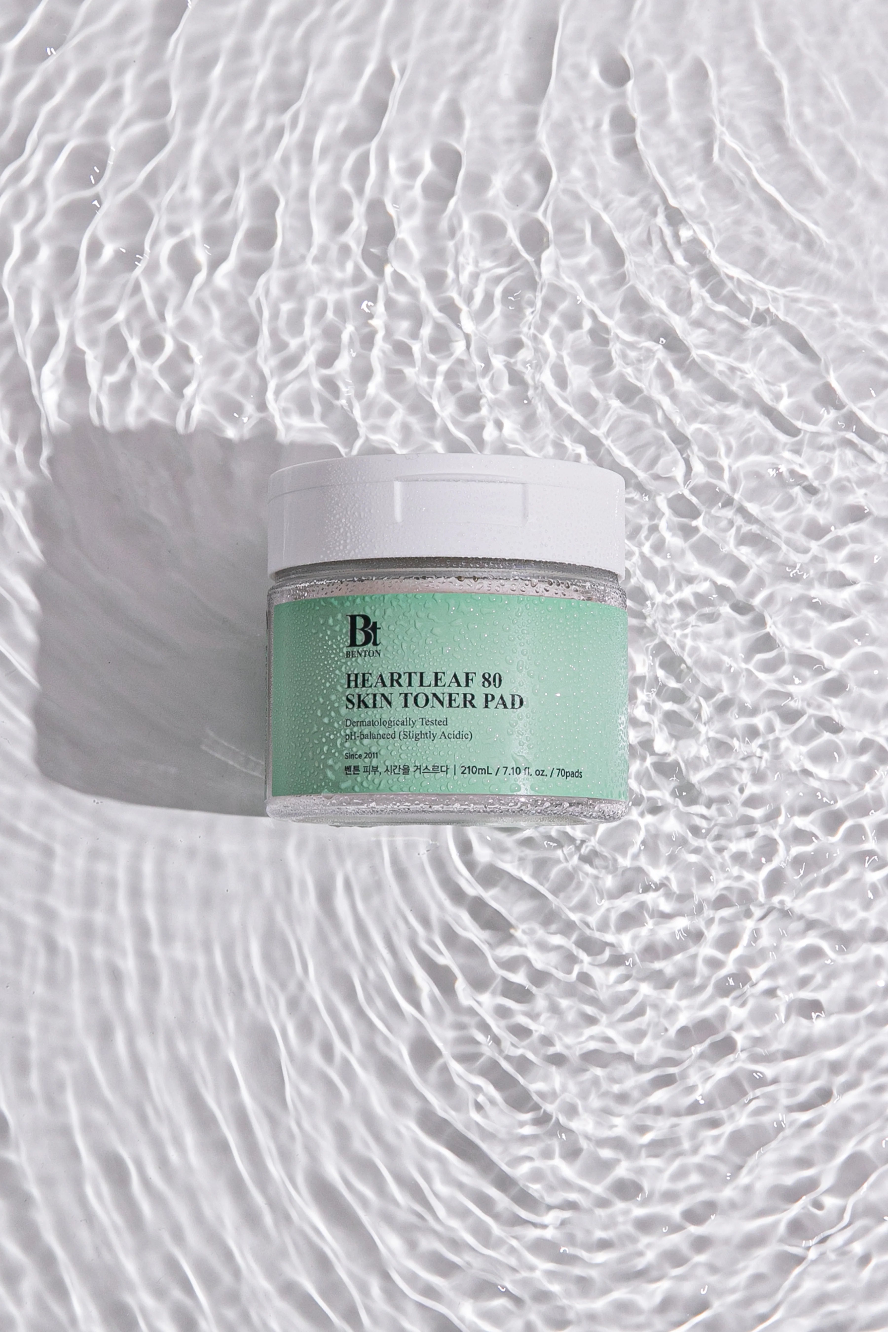 Benton-Benton Heartleaf 80 Skin Toner Pad 70pads Gözenek Sıkılaştırıcı & Yatıştırıcı Cilt Pedleri-Yüz Pedi-2-Milagron.com