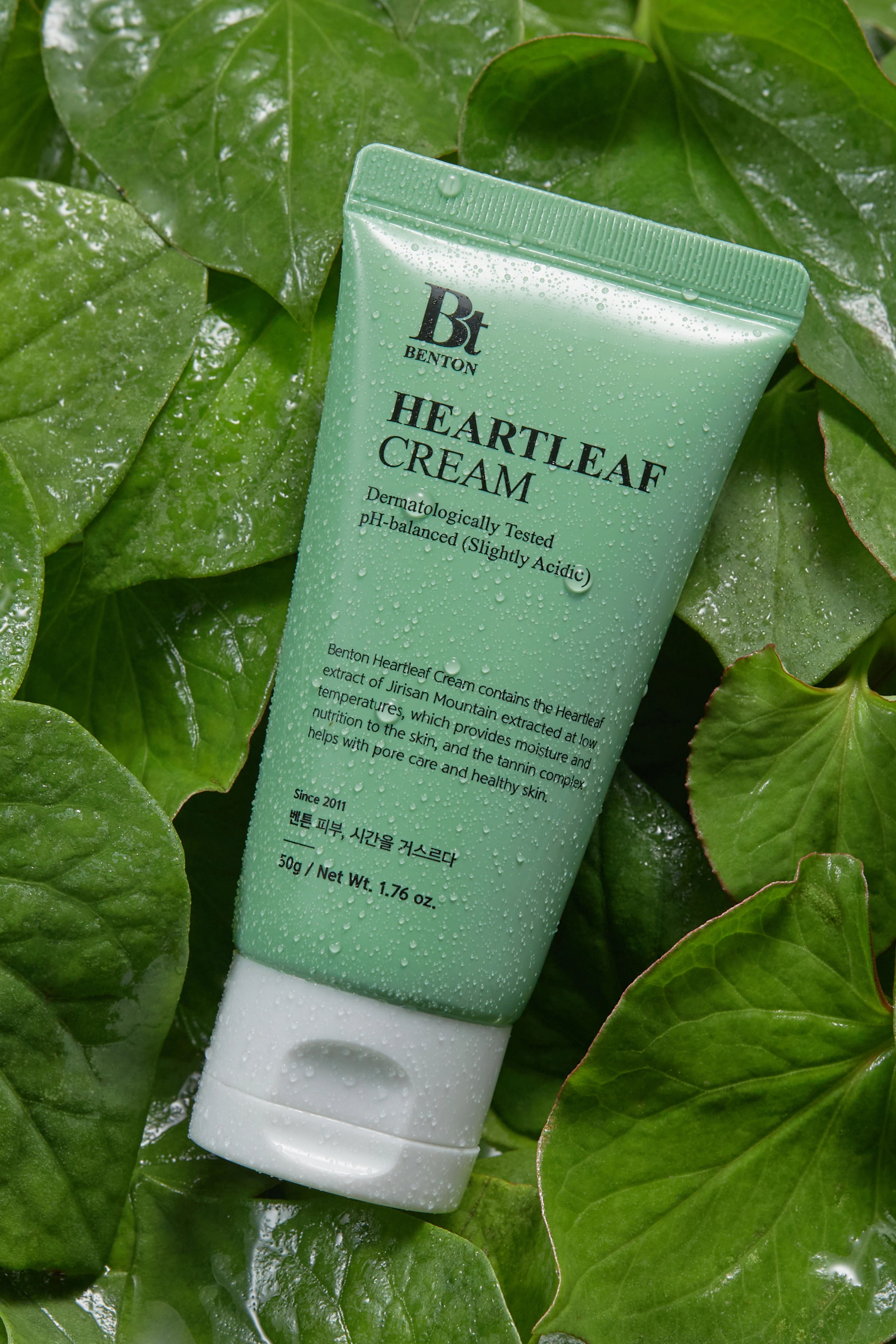 Benton-Benton Heartleaf Cream 50g Gözenek Sıkılaştırıcı & Yatıştırıcı Vegan Krem-Yüz Kremi-6-Milagron.com