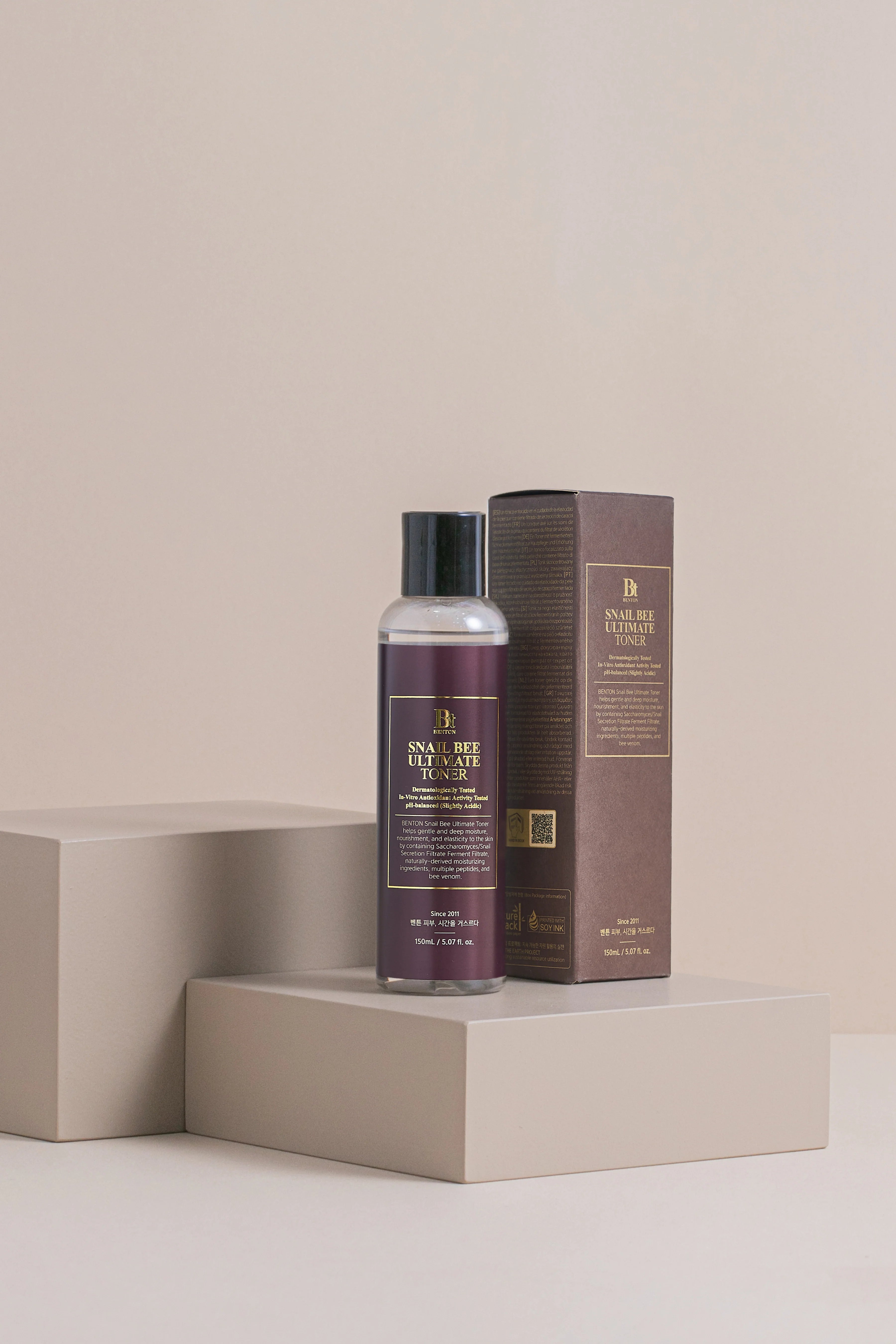 Benton-Benton Snail Bee Ultimate Toner Premium İçerikli Salyangoz Özlü Tonik 150ml-Tonik-5-Milagron.com