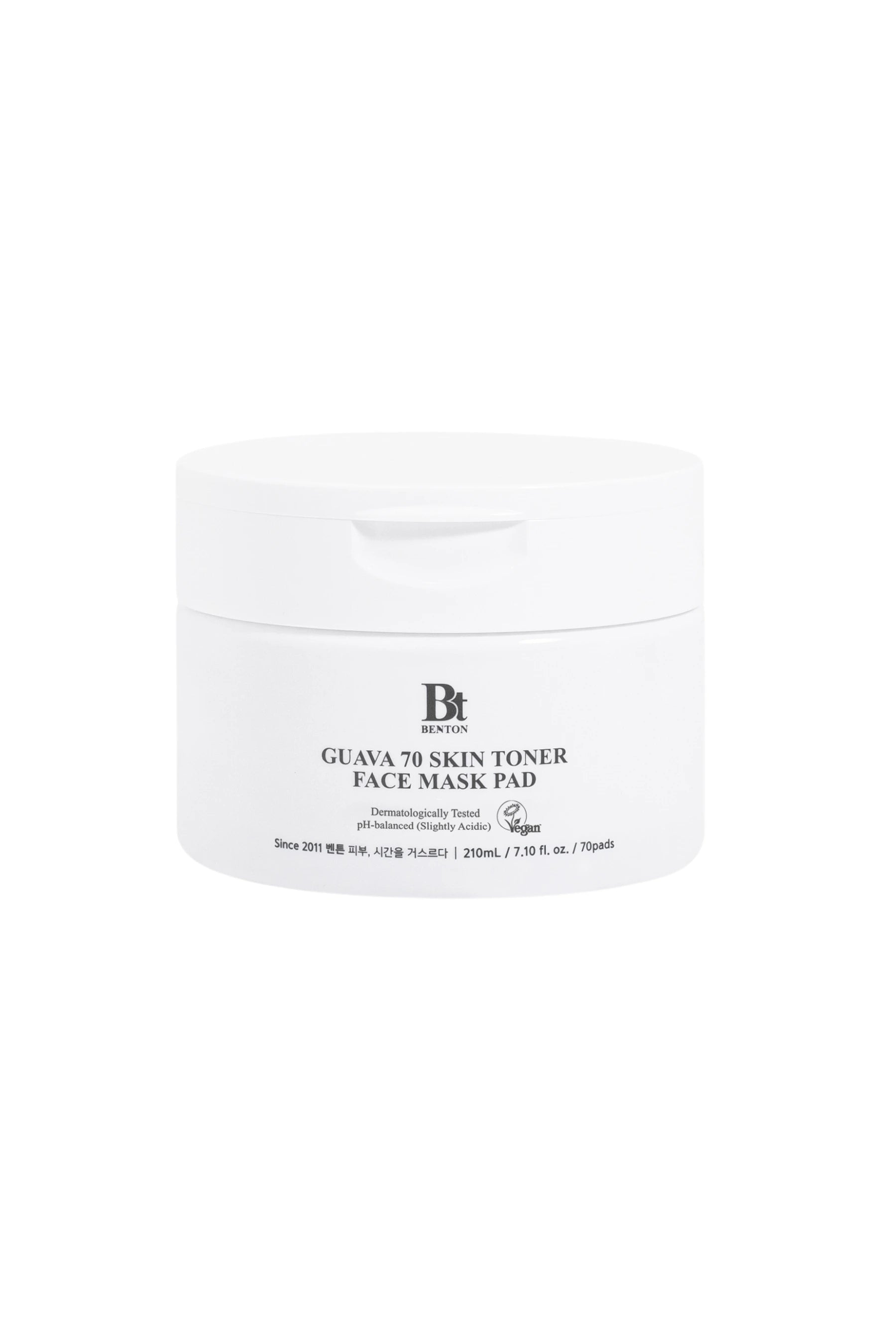 Benton-Guava 70 Skin Toner Face Mask Pad 70pads Yatıştırıcı & Nemlendirici Konsantre Vegan Cilt Pedleri-Cilt Pedi-1-Milagron.com