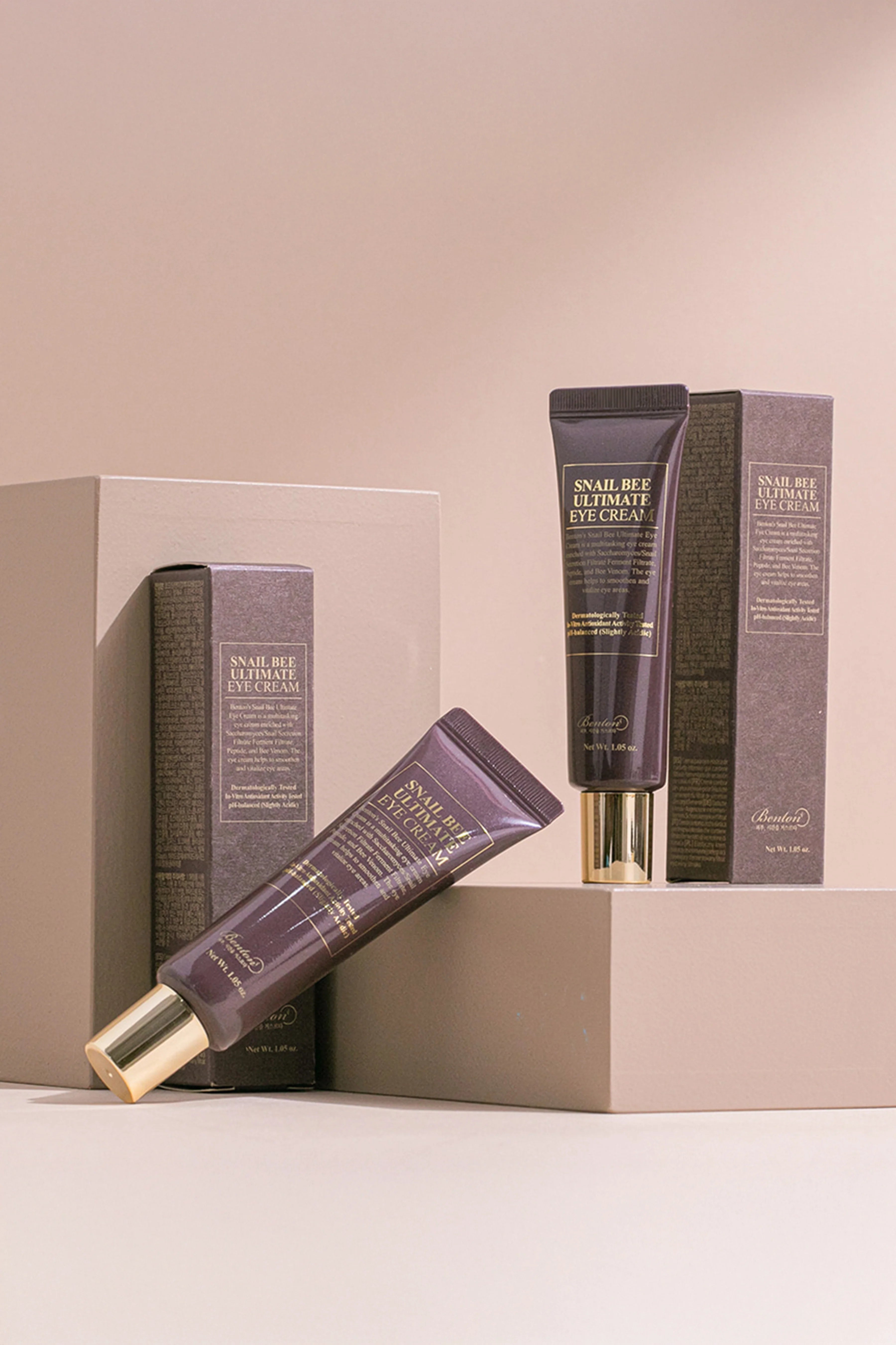 Benton-Snail Bee Ultimate Eye Cream 10g Koyu Halka Karşıtı Salyangoz Özlü Göz Kremi-Göz Kremi-6-Milagron.com