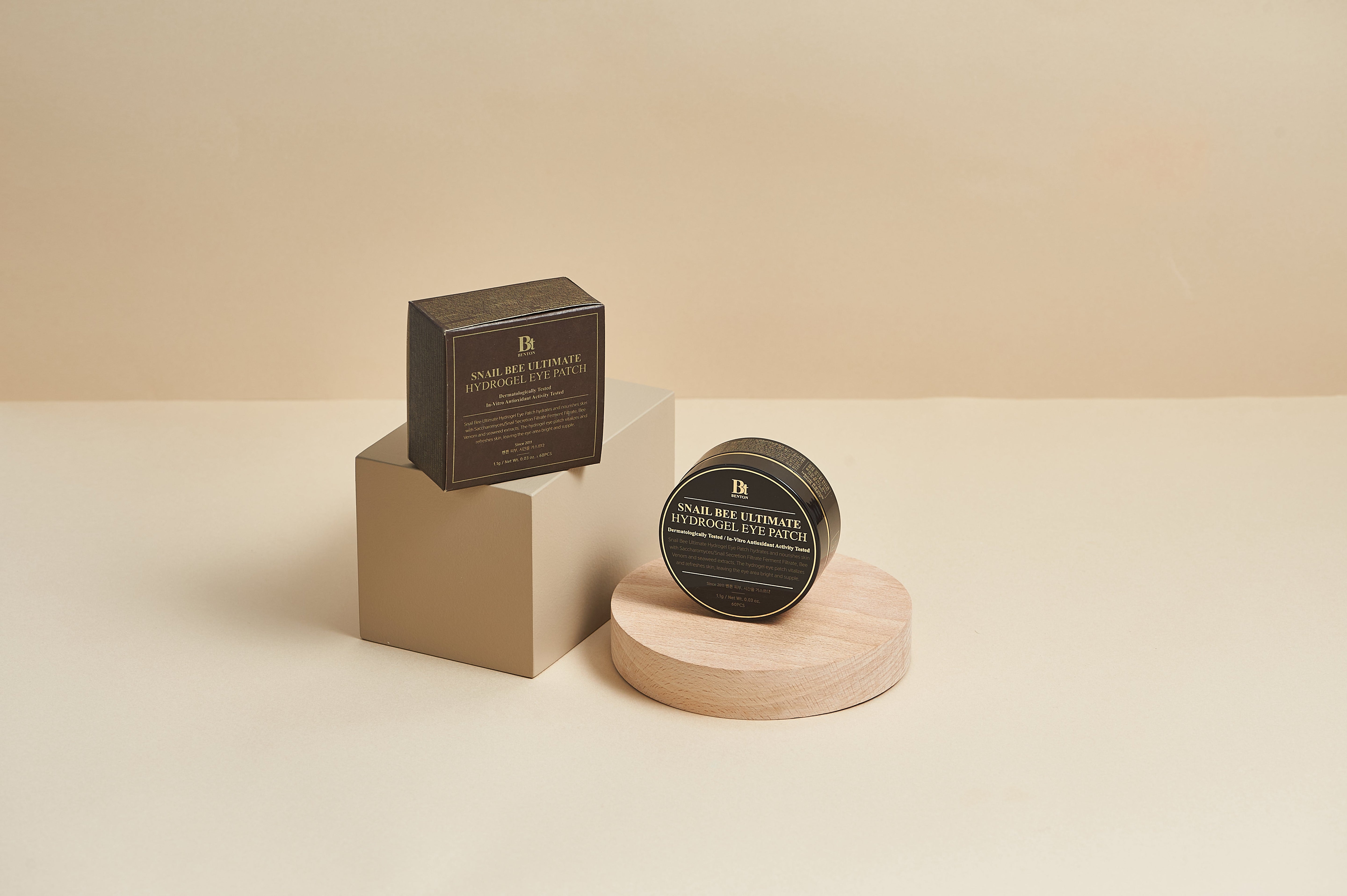 Benton-Snail Bee Ultimate Hydrogel Eye Patch Salyangoz Özlü Göz & Cilt Maskesi-Yüz Maskesi-3-Milagron.com