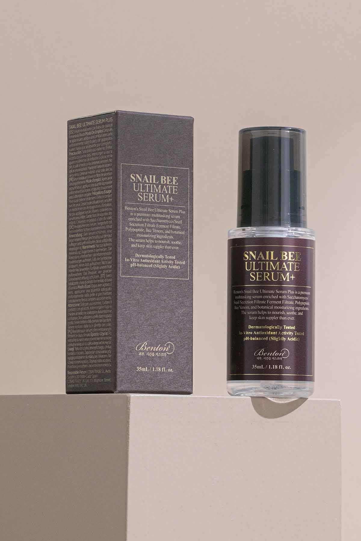 Benton-Snail Bee Ultimate Serum 35ml Salyangoz Özlü Serum-Yüz Serumu-2-Milagron.com
