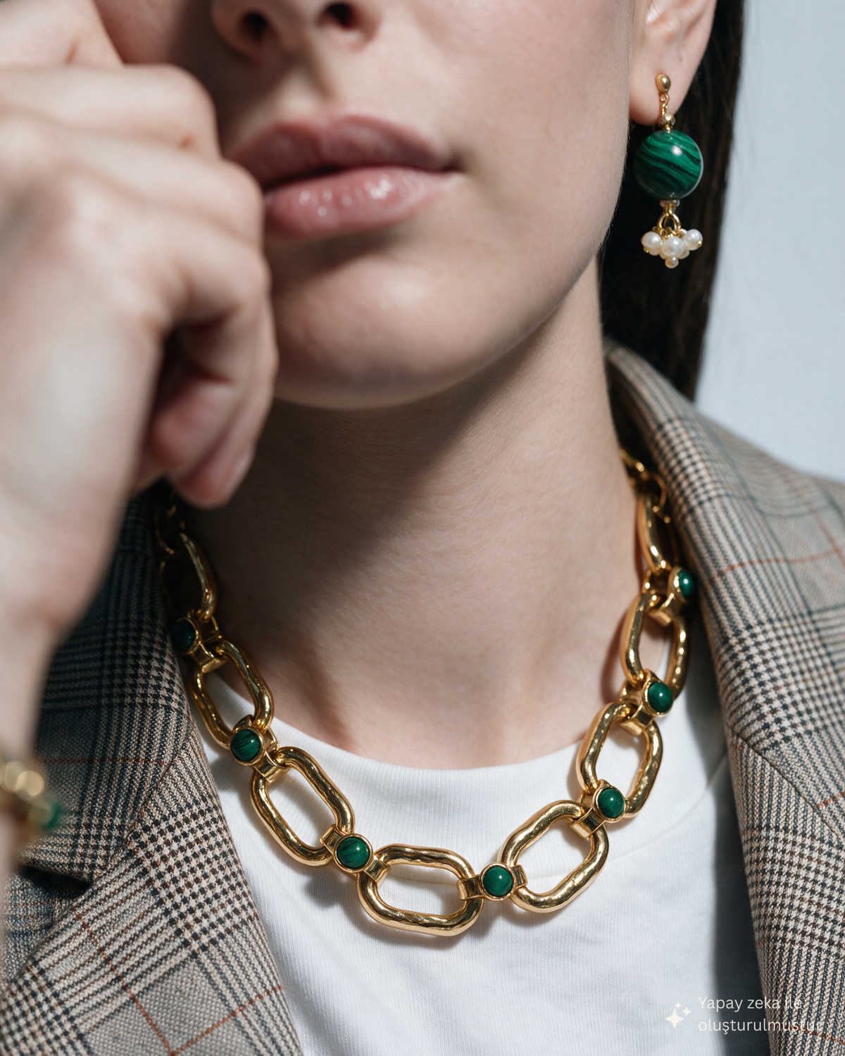 Adeline Malachite Necklace