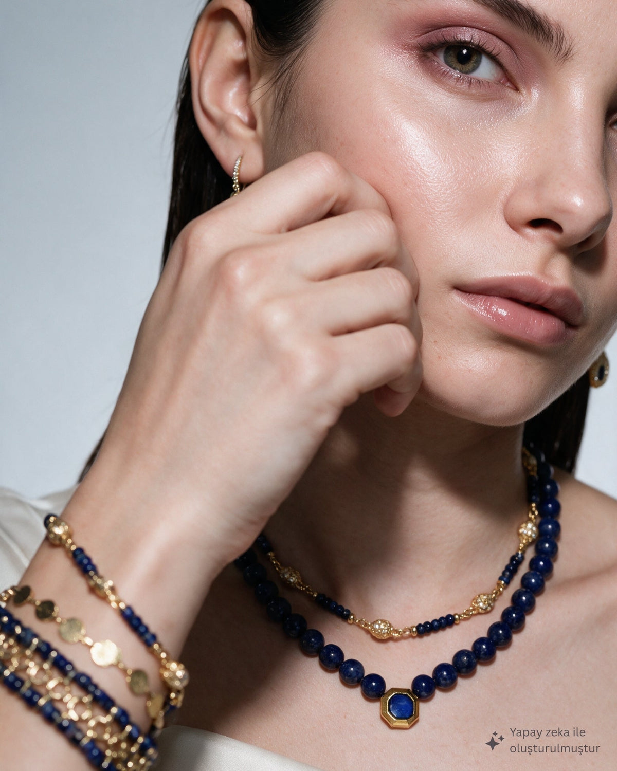 Colette Lapis Blue Necklace