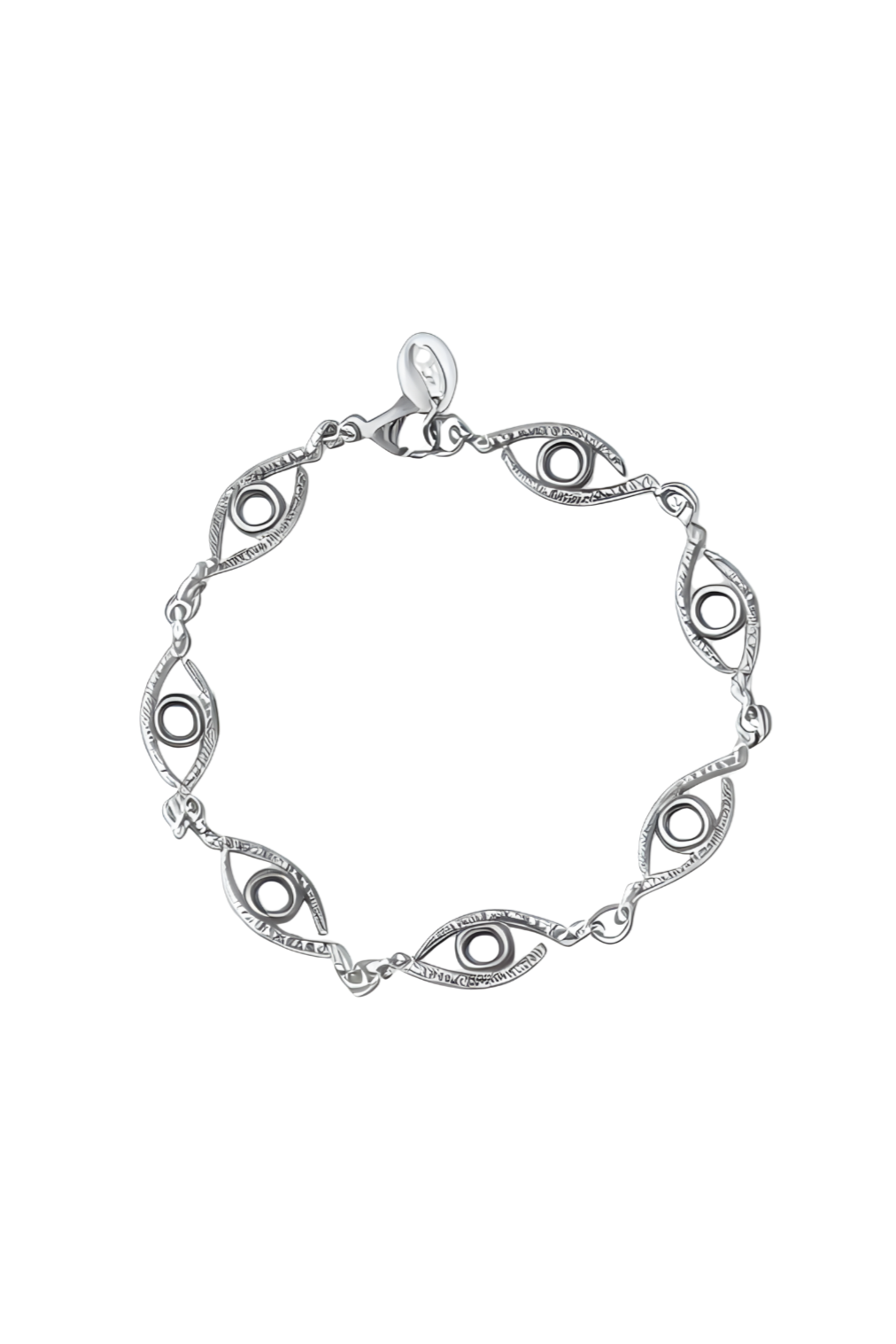 Berrin Özkan-Eternal Gaze Silver Plated Bracelet-Bileklik-1-Milagron.com