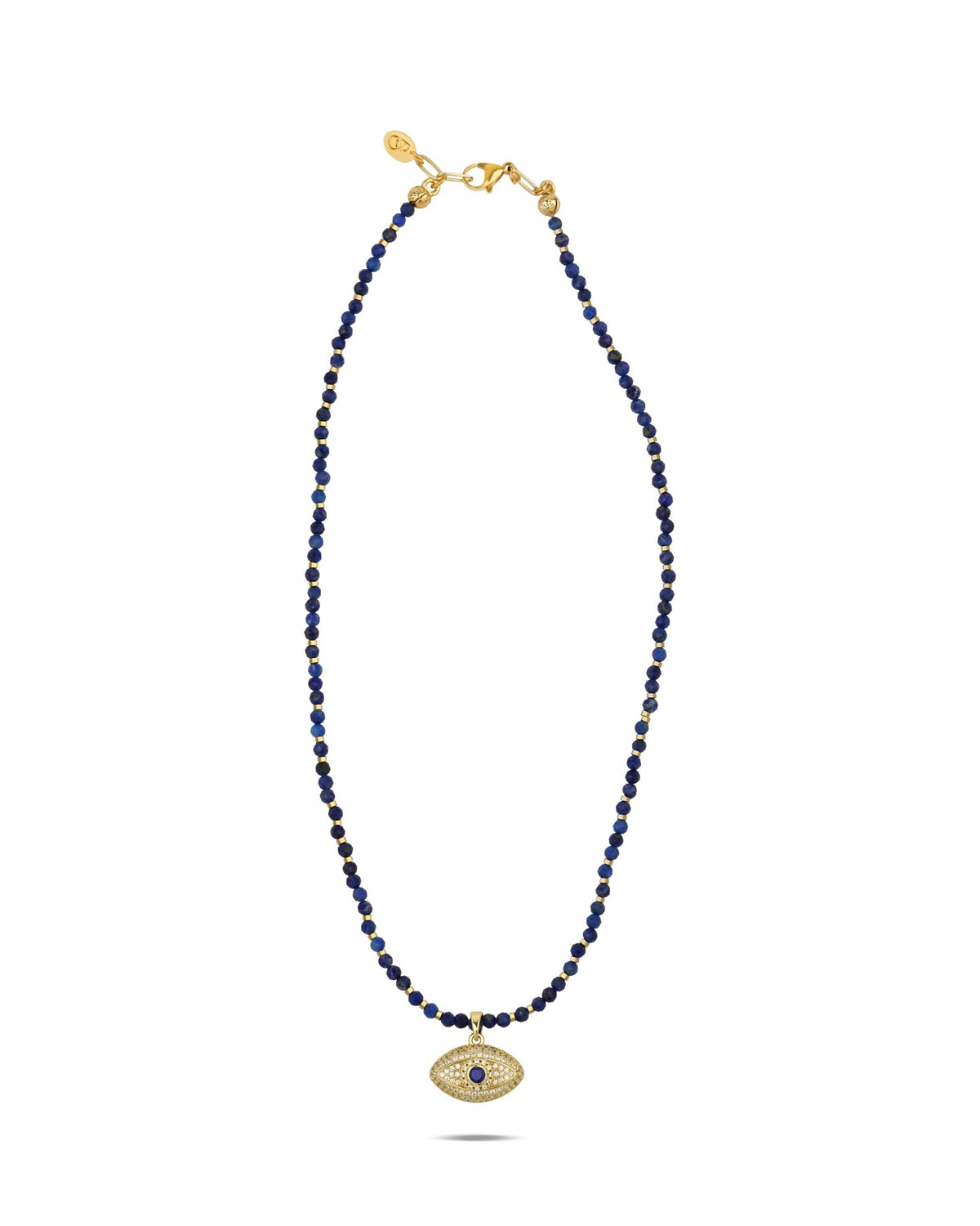 Lapis Gaze Evil Eye Necklace