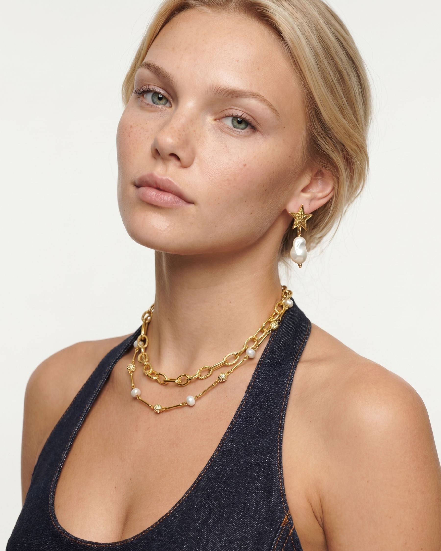 Mini Luna Pearl Necklace