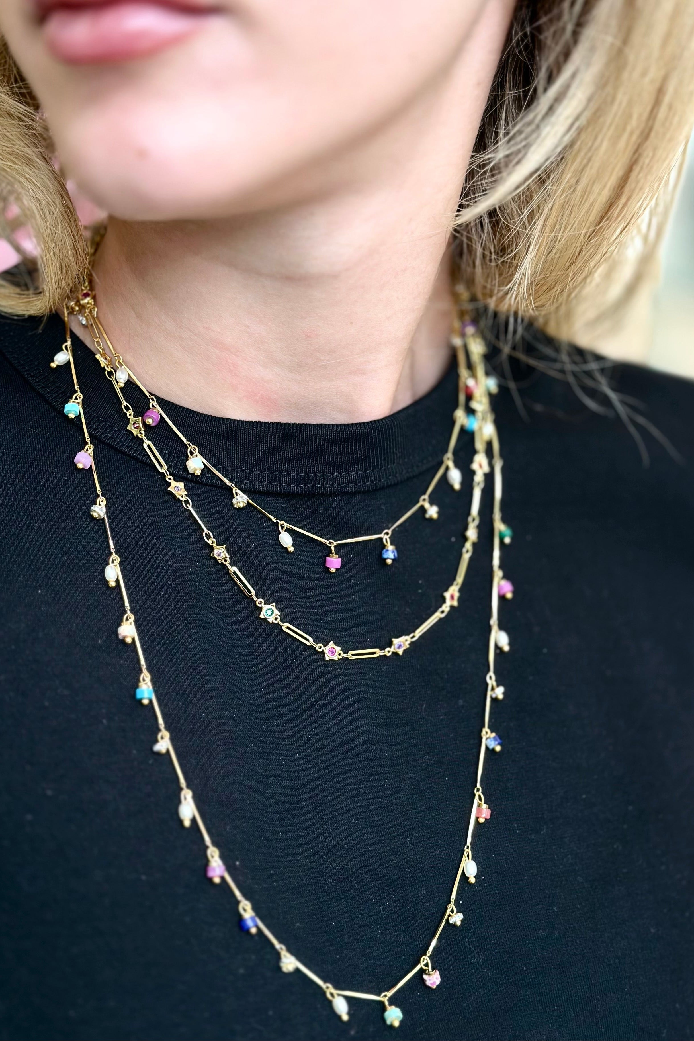 Berrin Özkan-Nova Chain Necklace-Kolye-2-Milagron.com