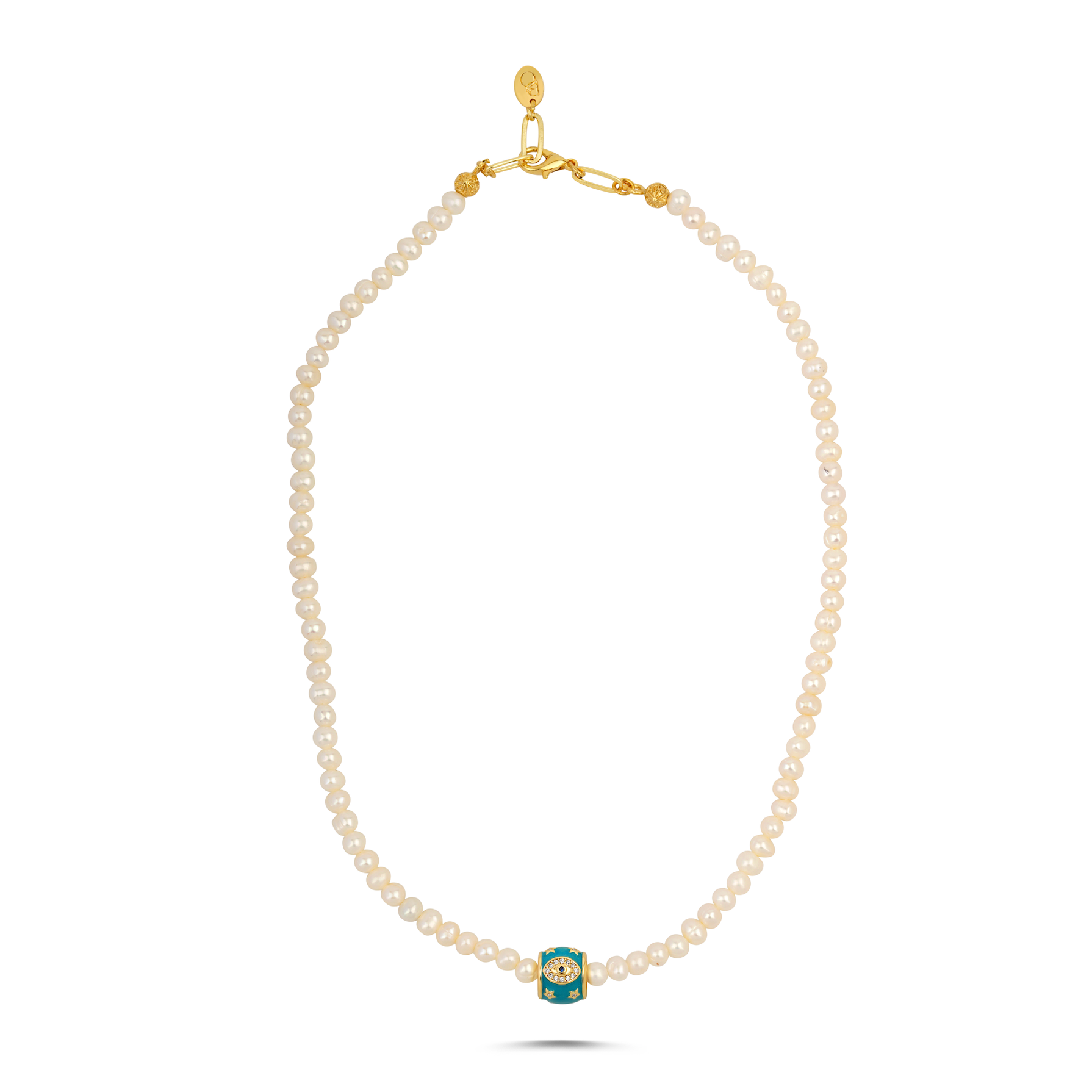 Pearl Galaxy Turquoise Necklace