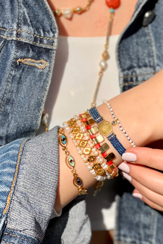 Berrin Özkan-Portofino Coral Bracelet-Bileklik-2-Milagron.com