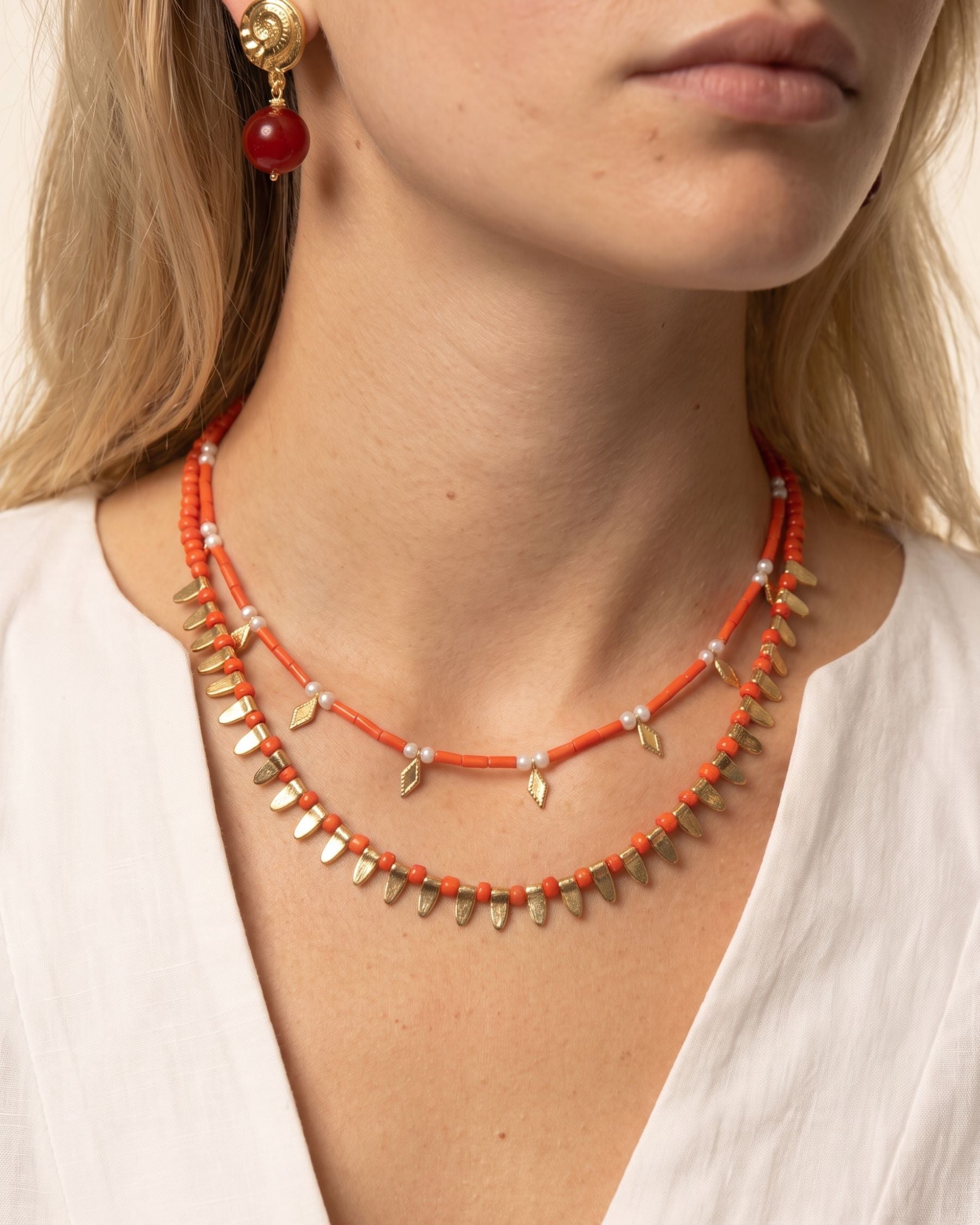 Portofino Coral Necklace