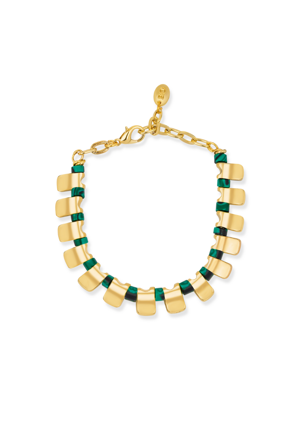 Berrin Özkan-Portofino Malachite Bracelet-Bileklik-1-Milagron.com