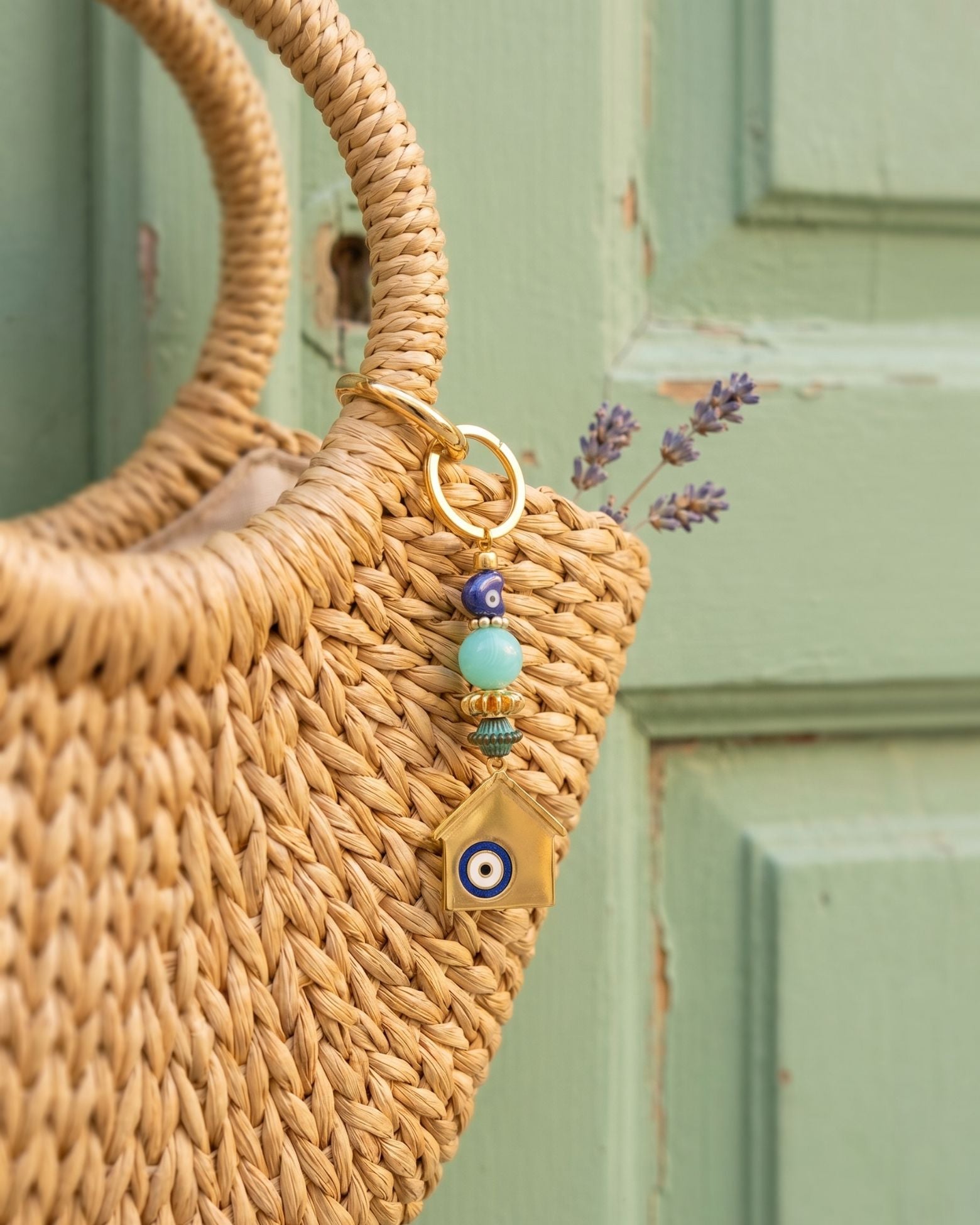 Saadet Evil Eye Blue Keychain / Bag Charm