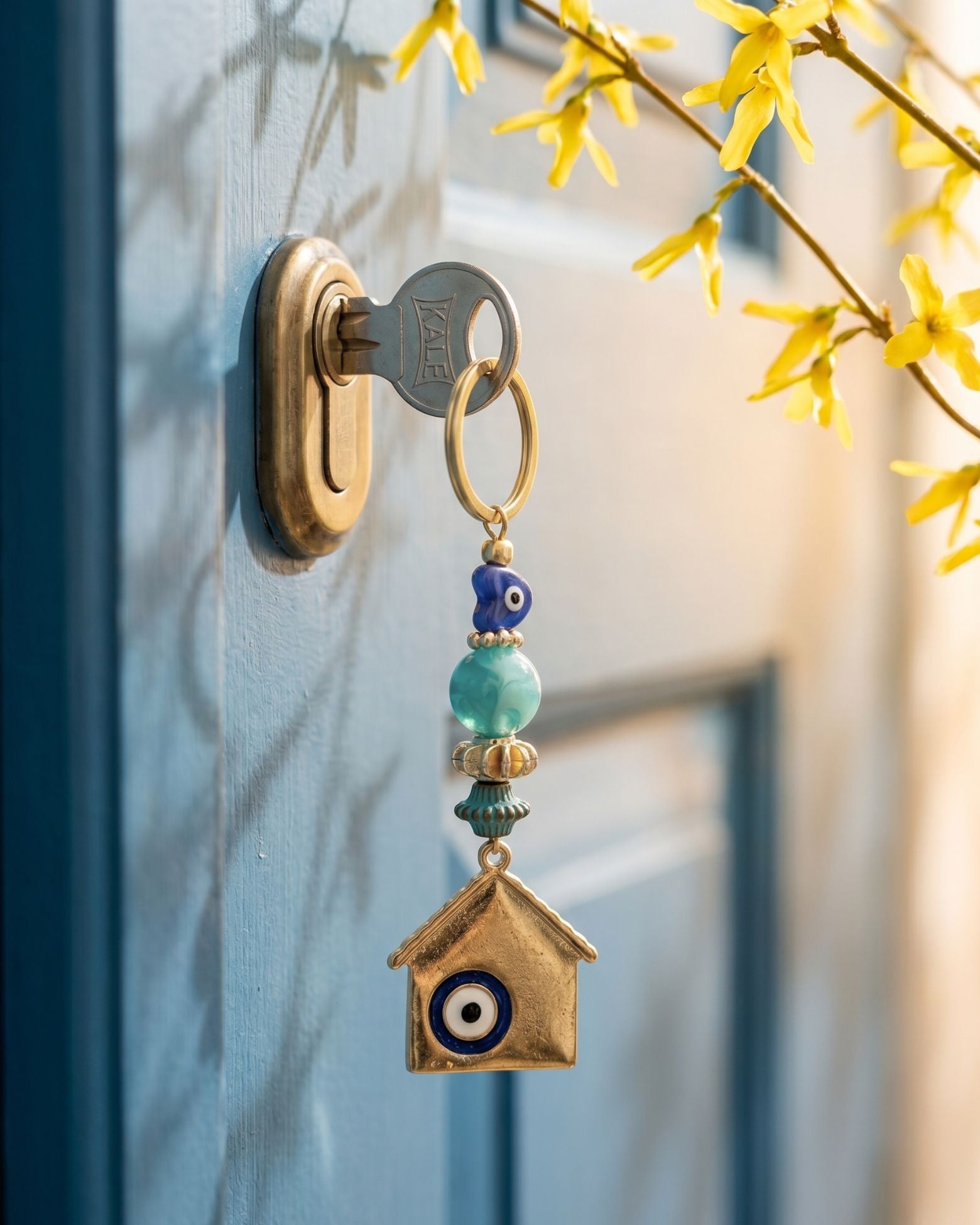 Saadet Evil Eye Blue Keychain / Bag Charm