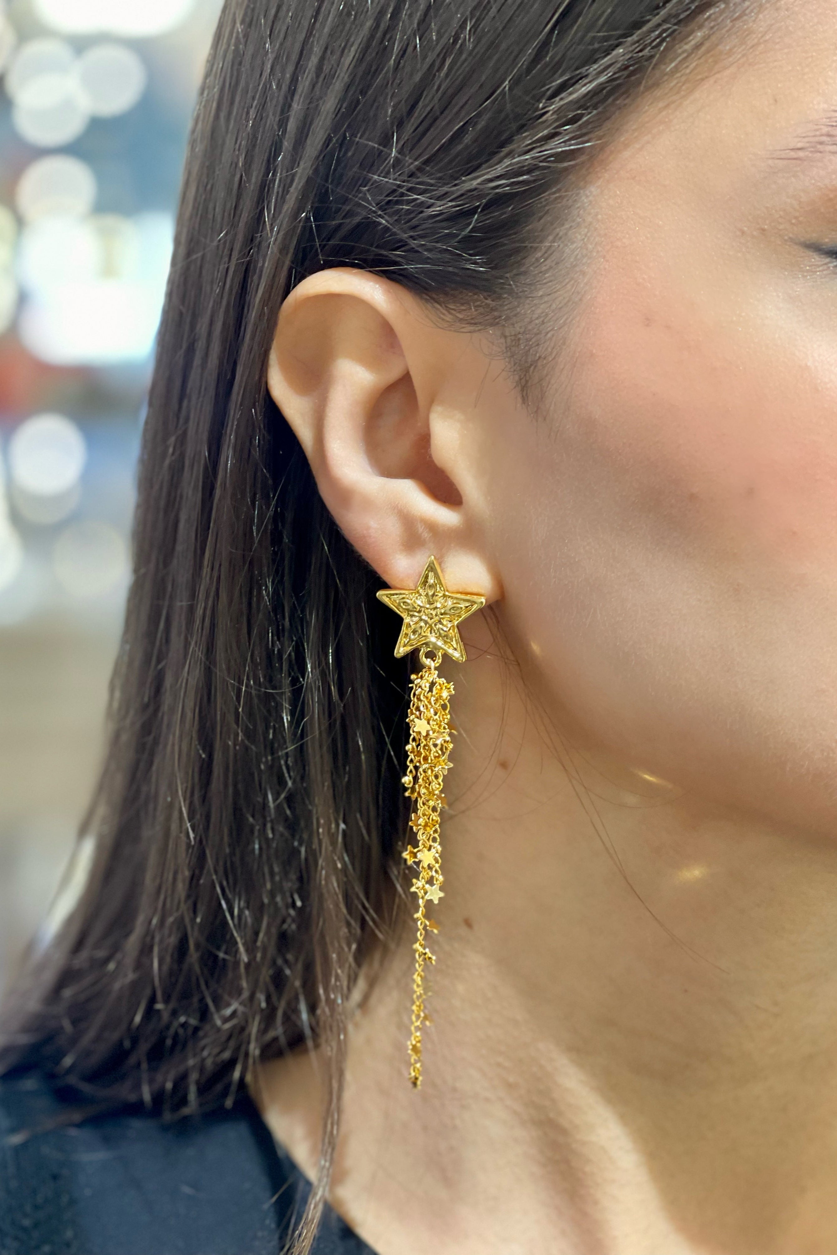 Berrin Özkan-Shining Megastar Earrings-Küpe-2-Milagron.com