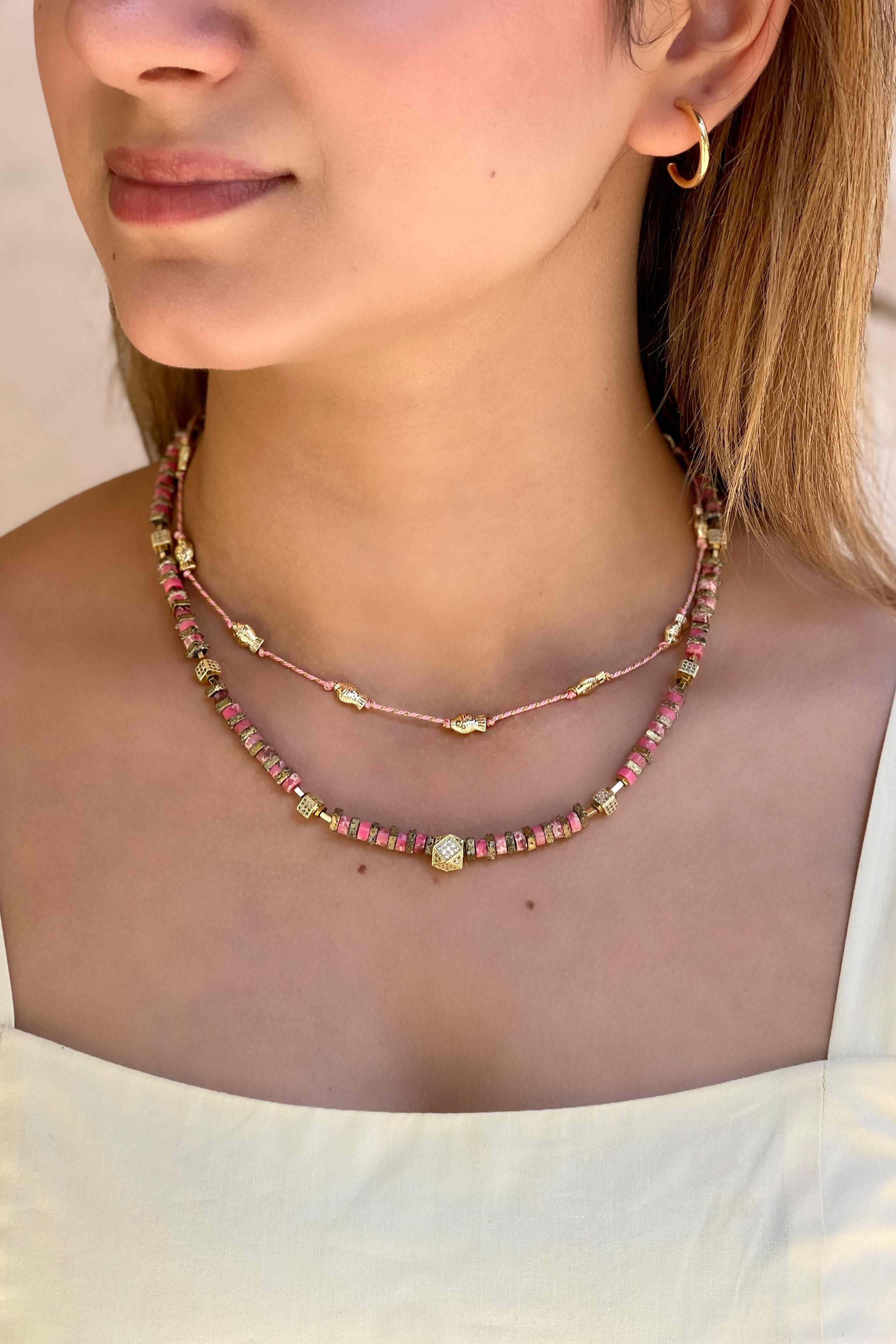 Berrin Özkan-Summer Muse Fish Rope Necklace-Kolye-5-Milagron.com