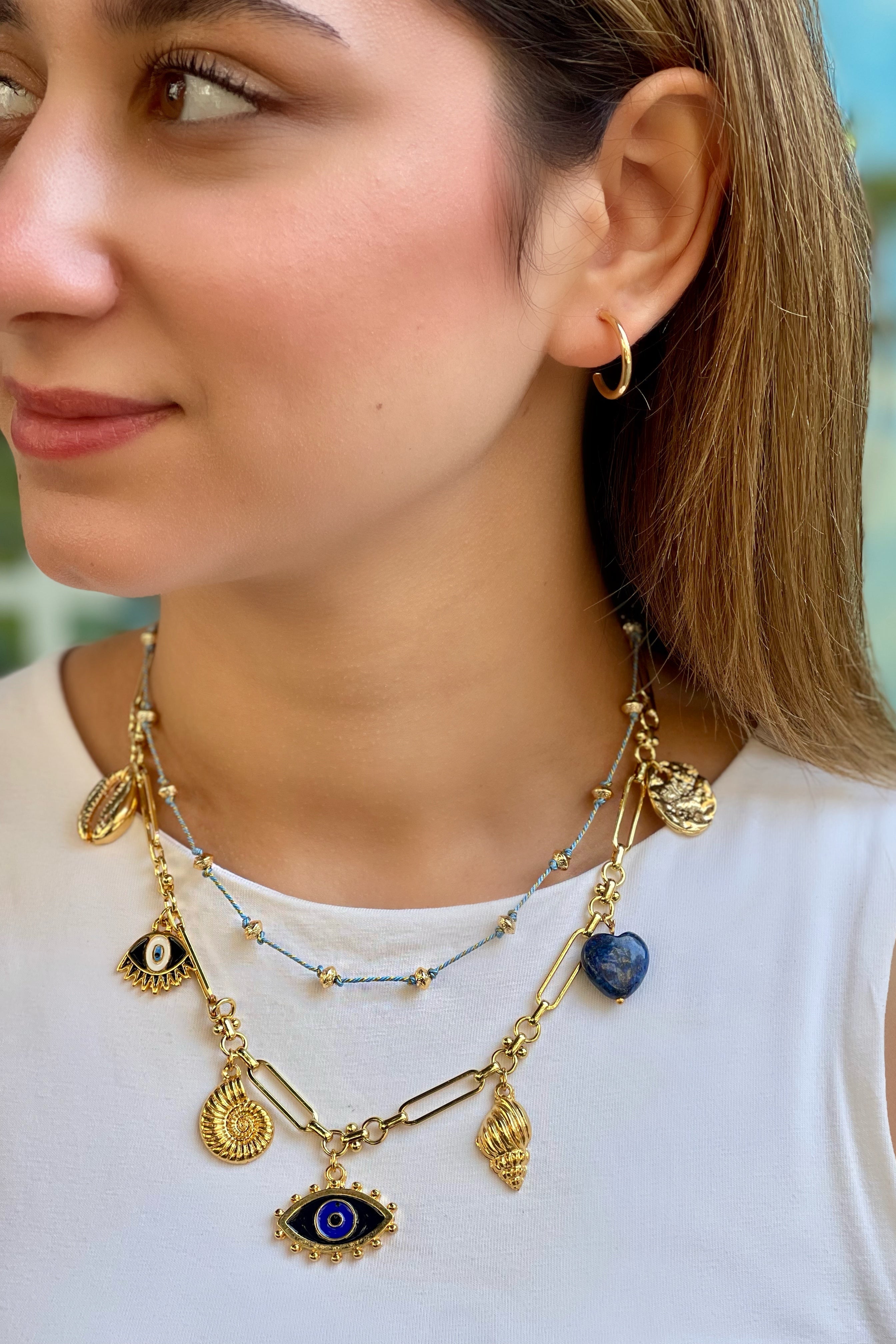 Berrin Özkan-Summer Muse Round Rope Necklace-Kolye-8-Milagron.com