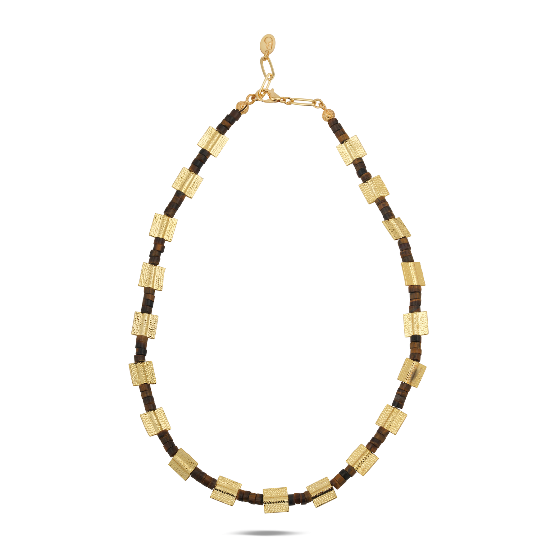 Temple Sun Tiger Eye Necklace
