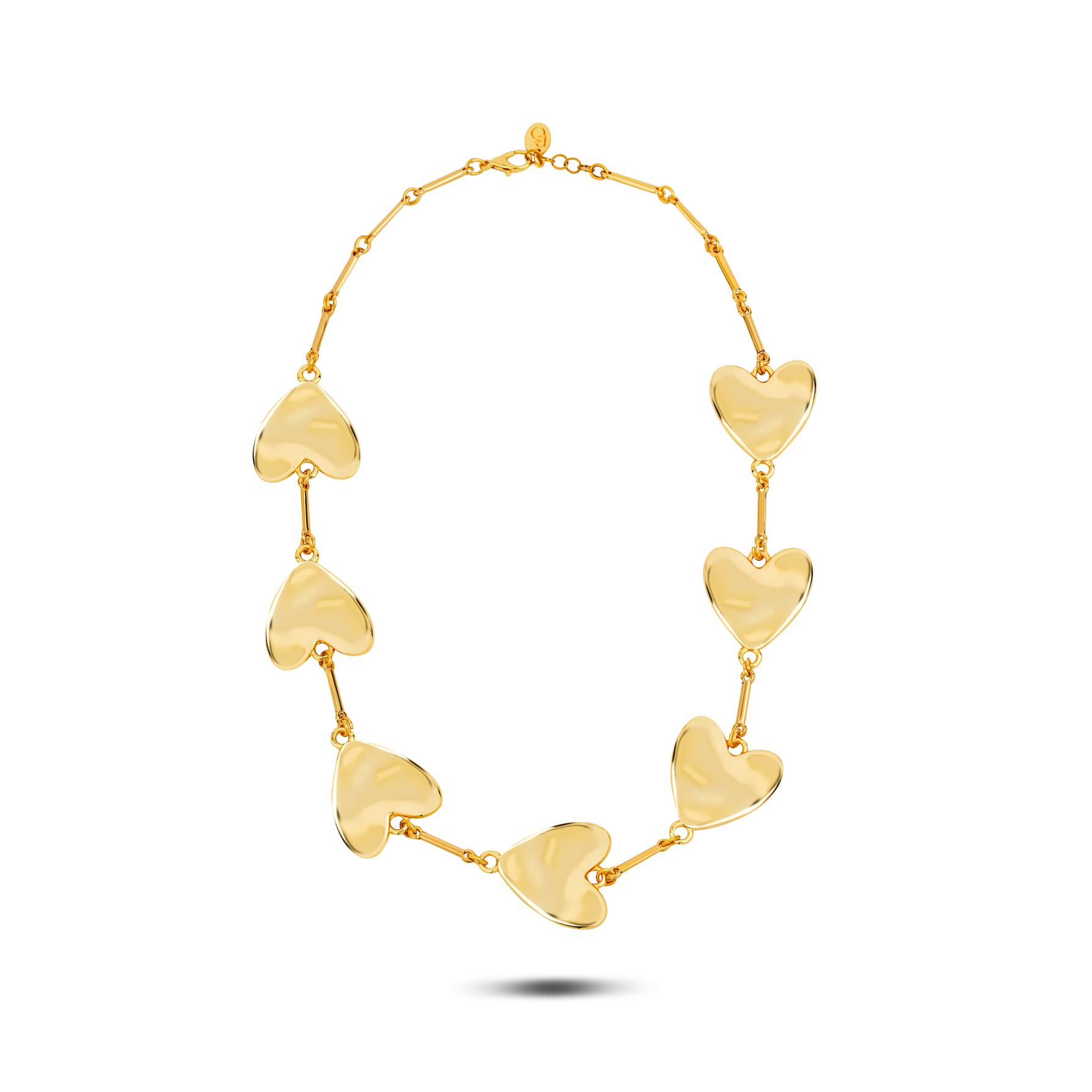 Berrin özkan-Radiant Pulse Heart Necklace-Necklaces-1-Milagron.com