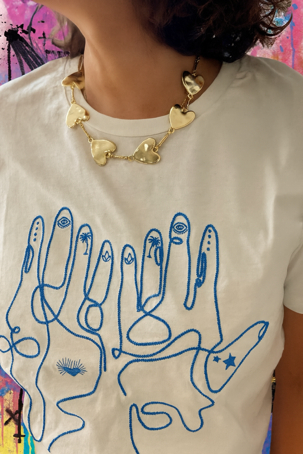 Berrin özkan-Radiant Pulse Heart Necklace-Necklaces-2-Milagron.com