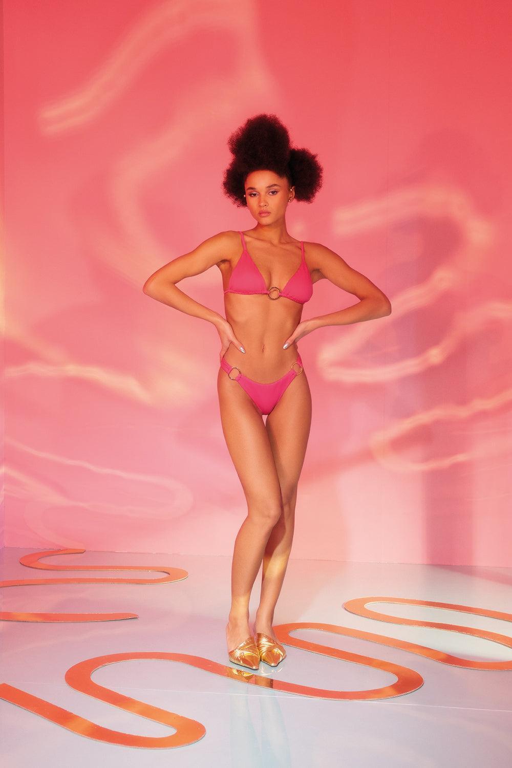 Bia Swimwear-Alia Viva Magenta Bikini Takımı-Bikini & Mayo-1-Milagron.com