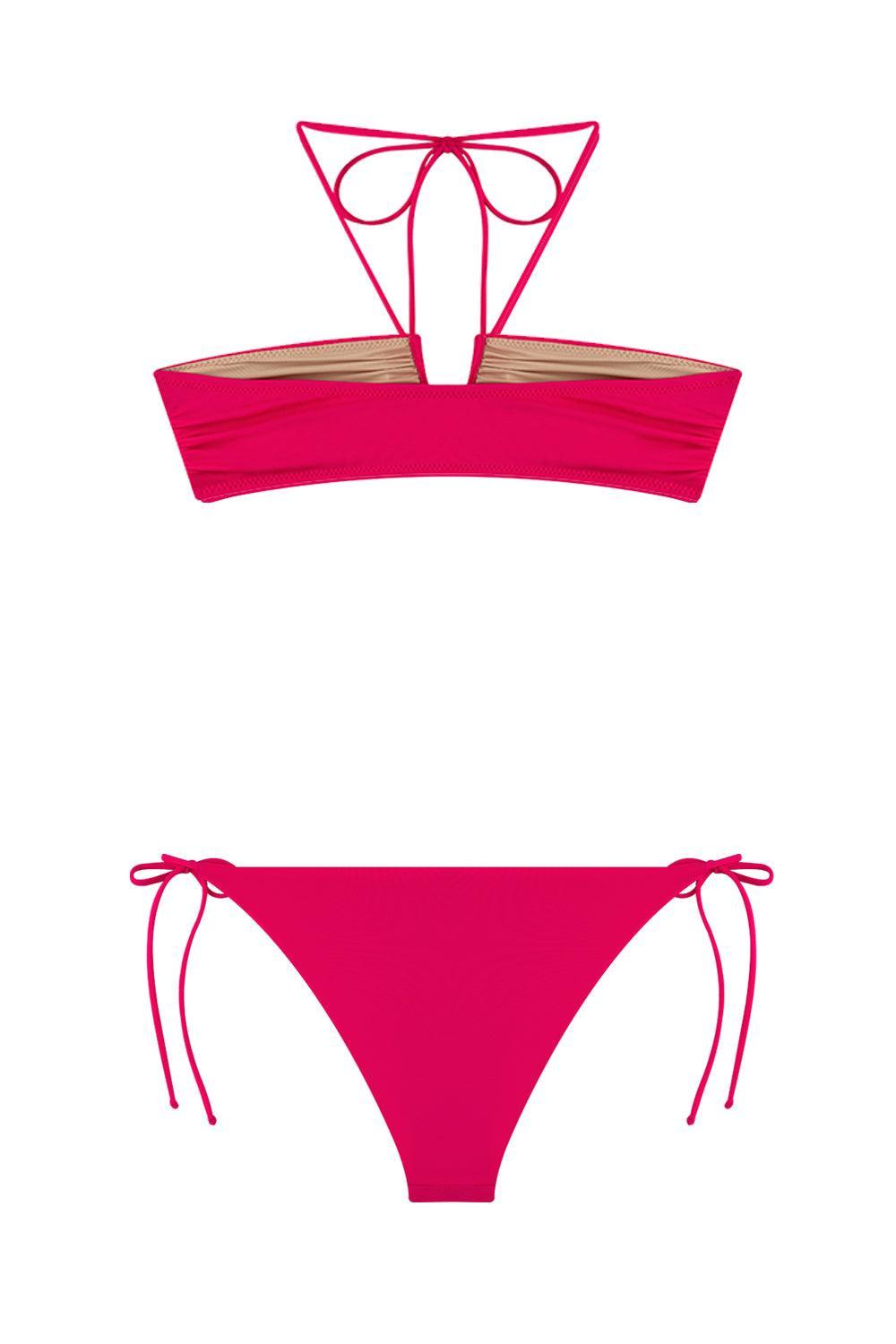Bia Swimwear-Gigi Viva Magenta Bikini Takımı-Bikini & Mayo-4-Milagron.com