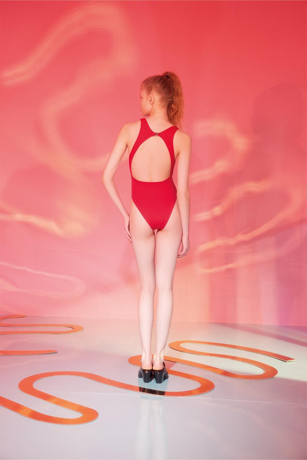 Bia Swimwear-Gina Fiery Red Mayo-Bikini & Mayo-2-Milagron.com