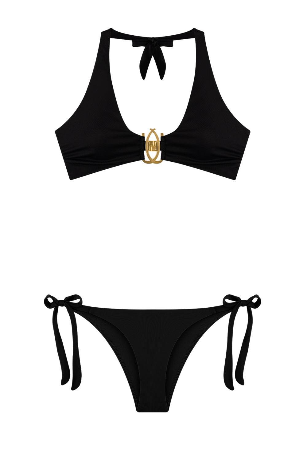 Bia Swimwear-Ines Black Bikini Takımı-Bikini & Mayo-5-Milagron.com
