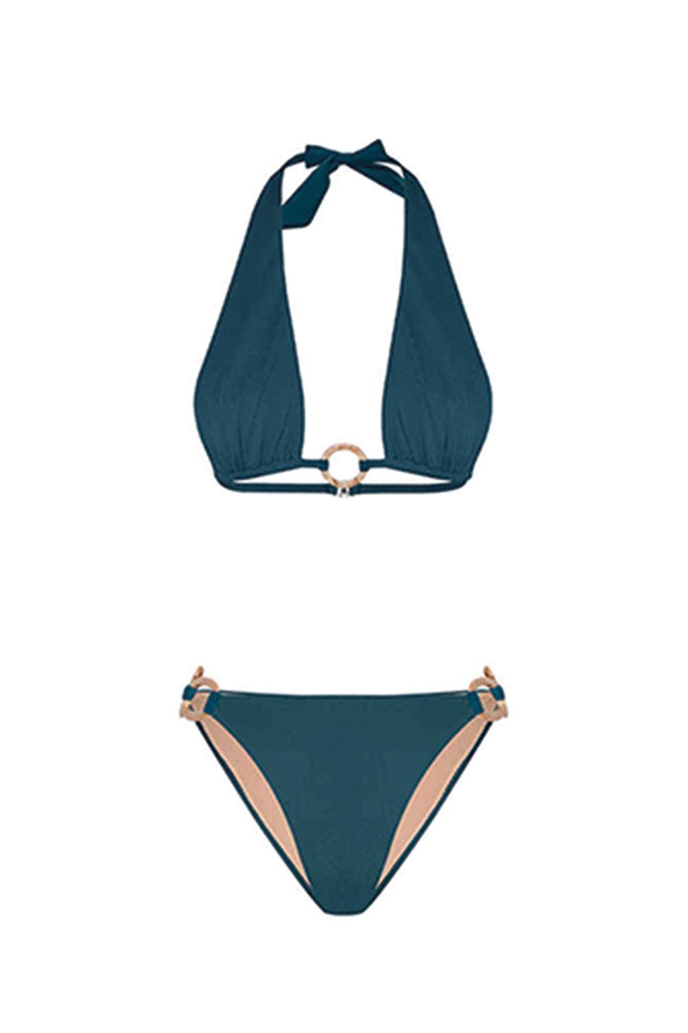 Bia Swimwear-Laisa Yeşil Bikini Takımı-Bikini & Mayo-5-Milagron.com