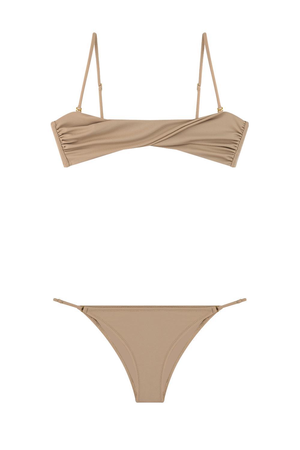 Bia Swimwear-Mae Vanilla Cream Bikini Takımı-Bikini & Mayo-3-Milagron.com